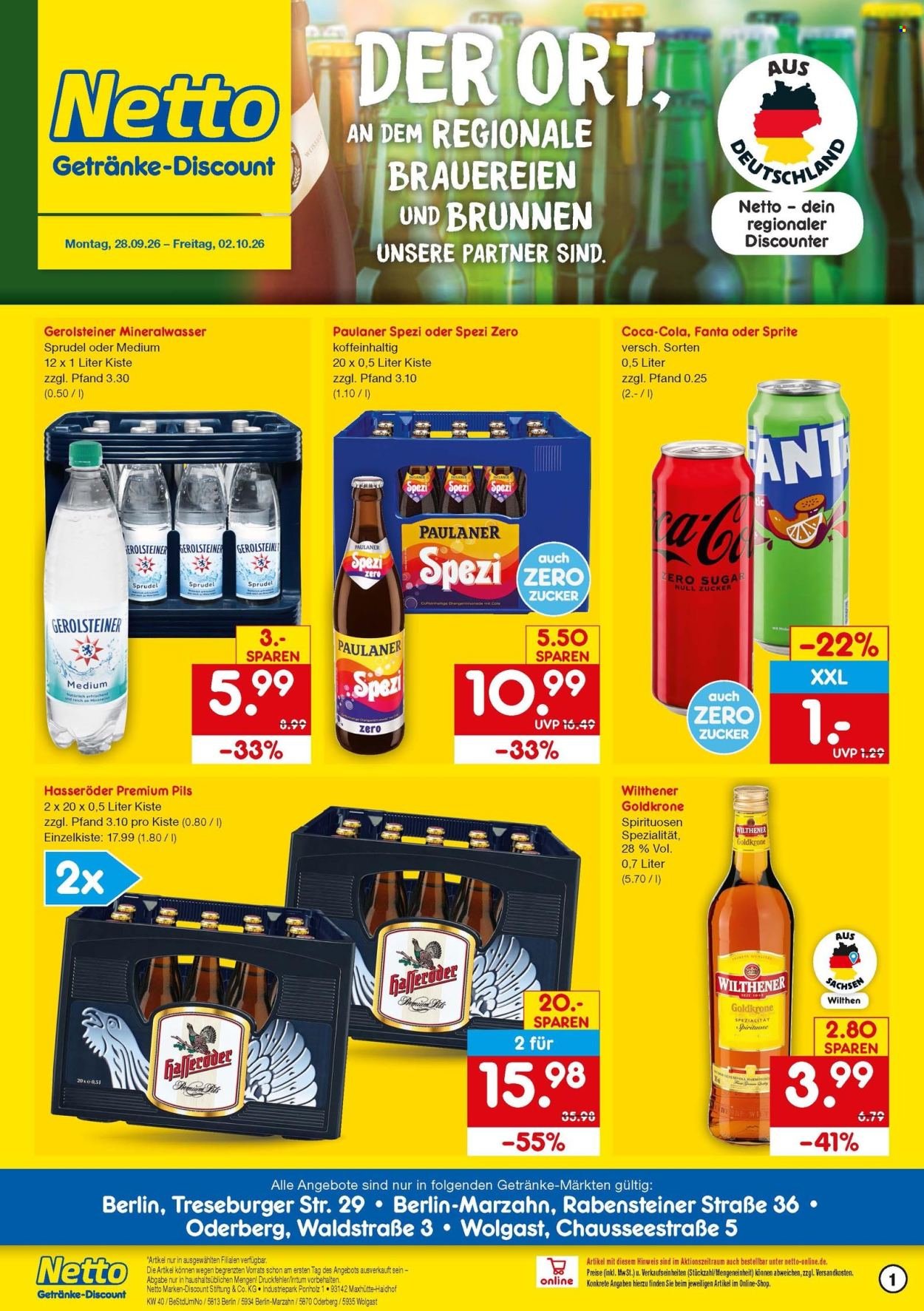 NETTO MARKEN-DISCOUNT Prospekt - Getränkemarkt in deiner Nähe