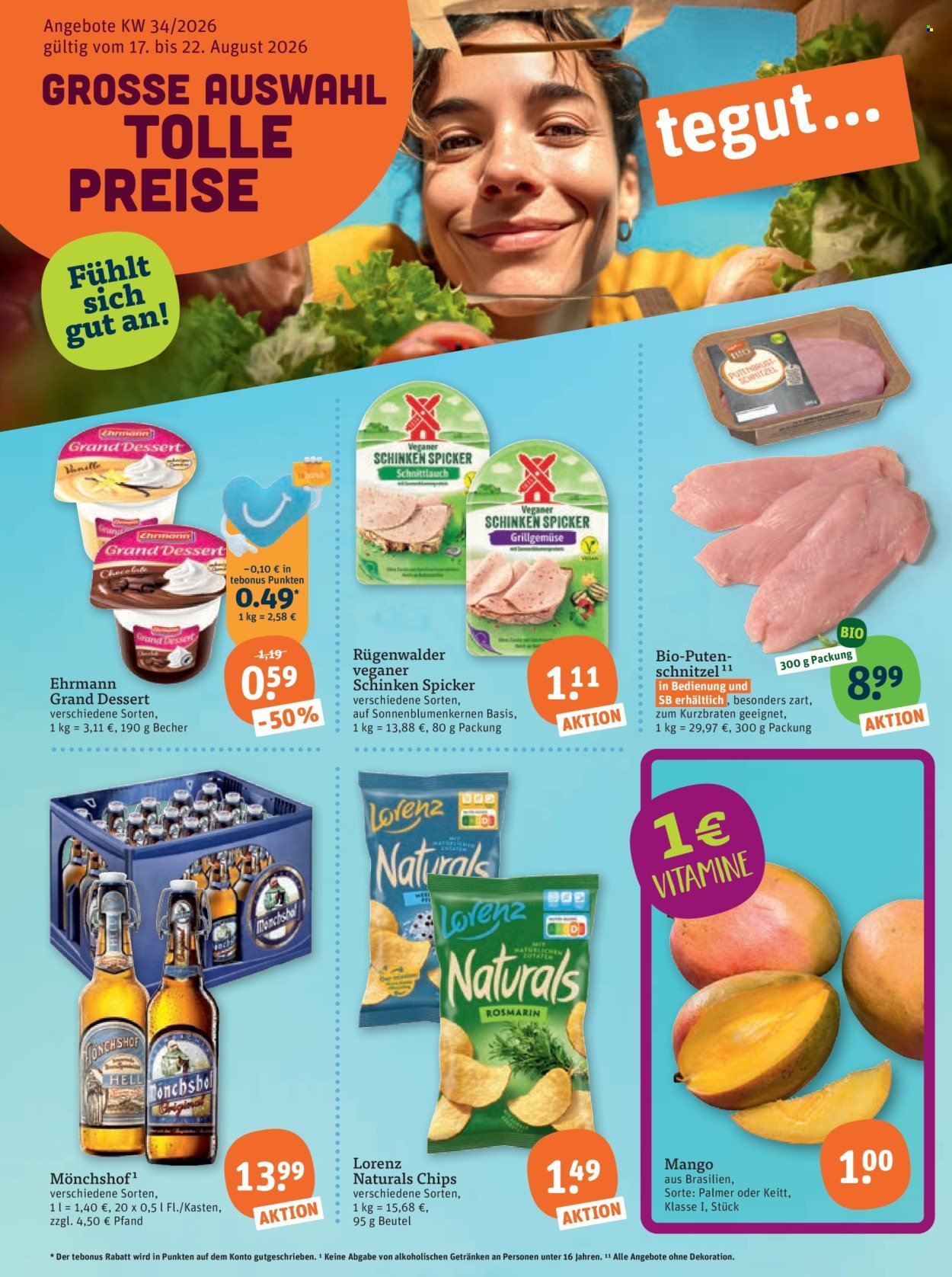 TEGUT... Prospekt - Ab Montag 17.08.2026