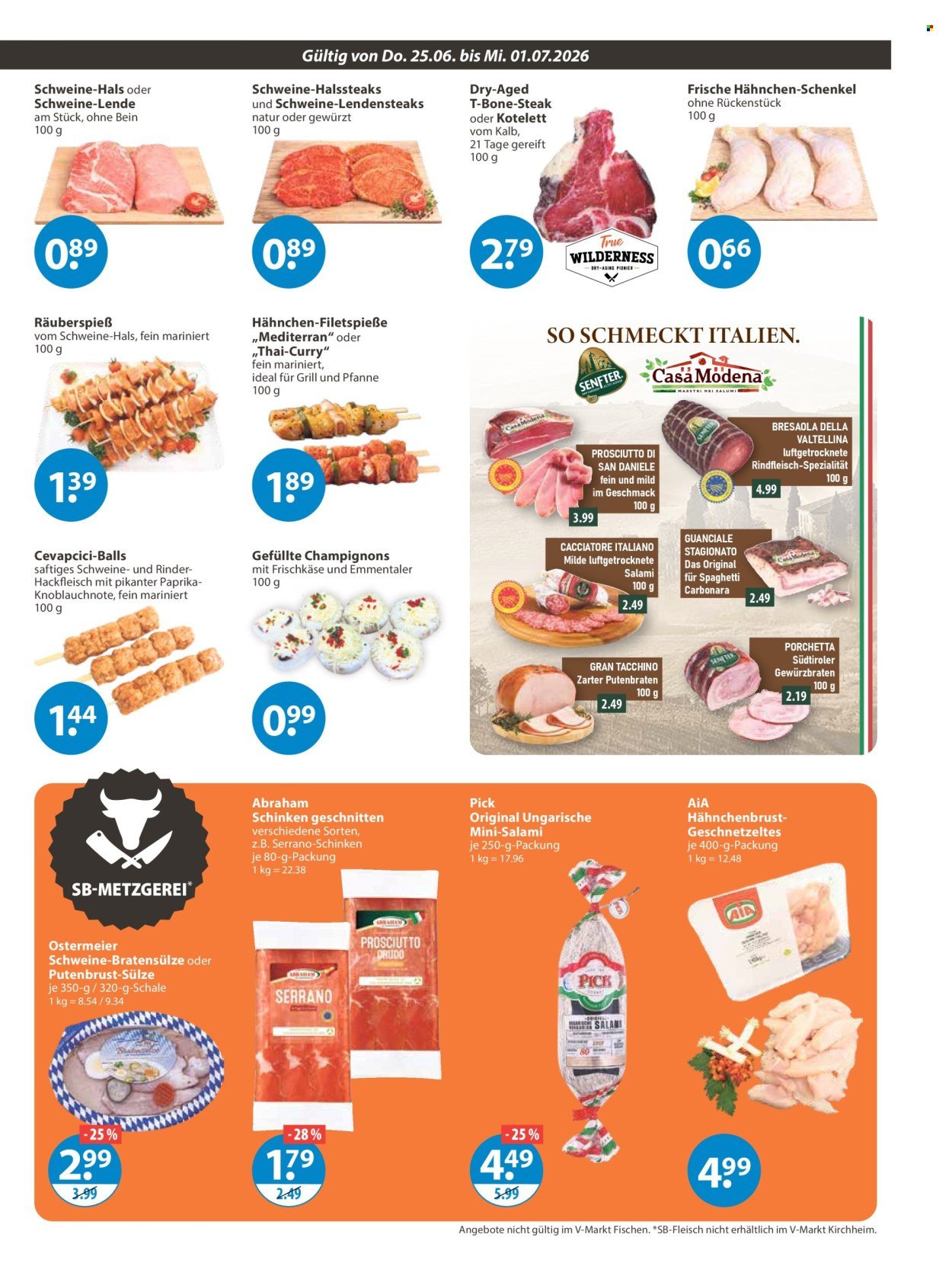 V-MARKT Prospekt - Ab Donnerstag 25.06.2026