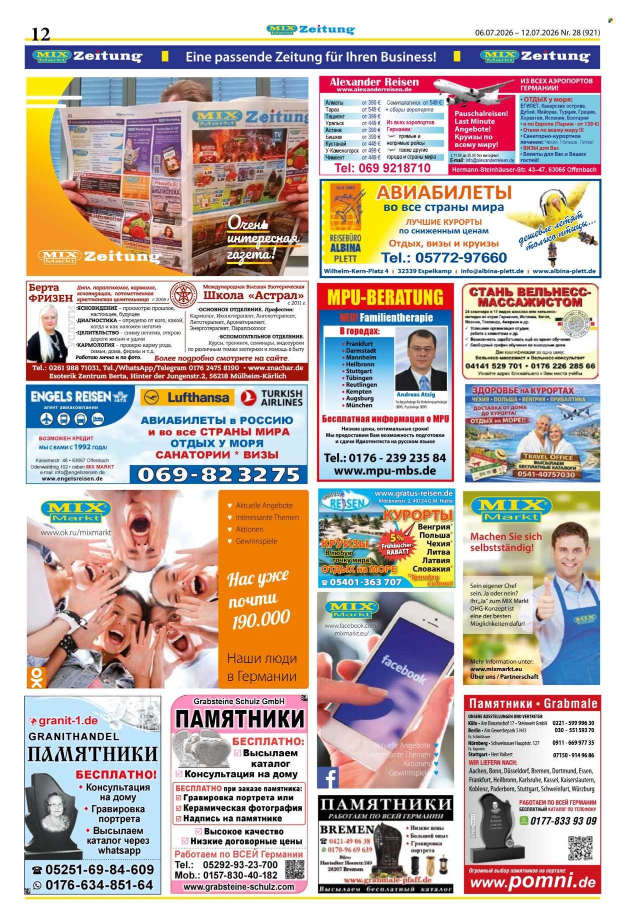 MIX MARKT Prospekt - Zeitung