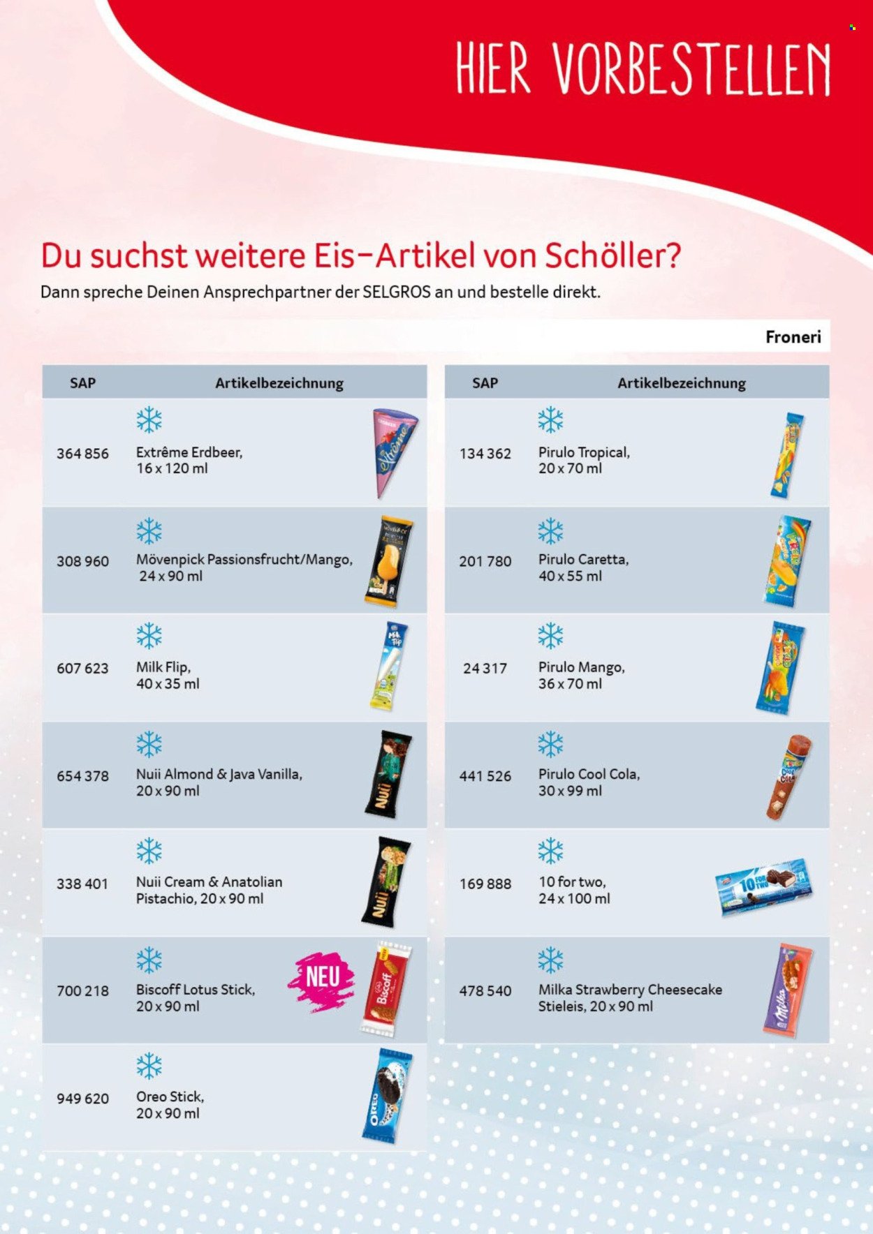 SELGROS Angebote - Impuls Eis