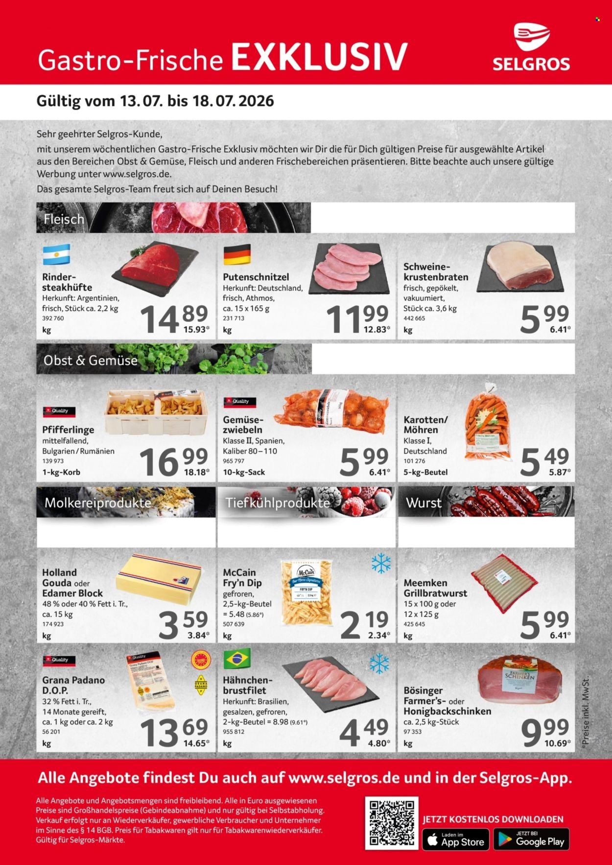 SELGROS Prospekt - Gastro Angebote