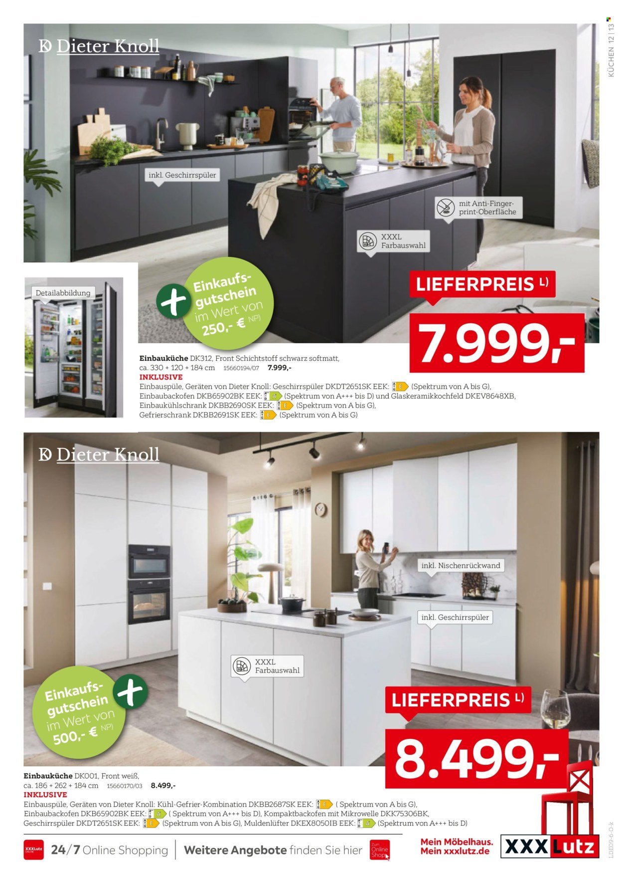XXXLUTZ Prospekt - Nr. 1 bei Küchen