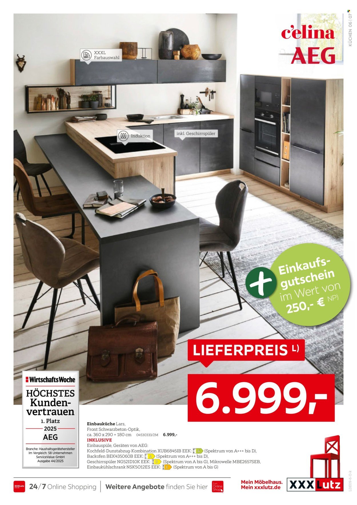 XXXLUTZ Prospekt - Nr. 1 bei Küchen