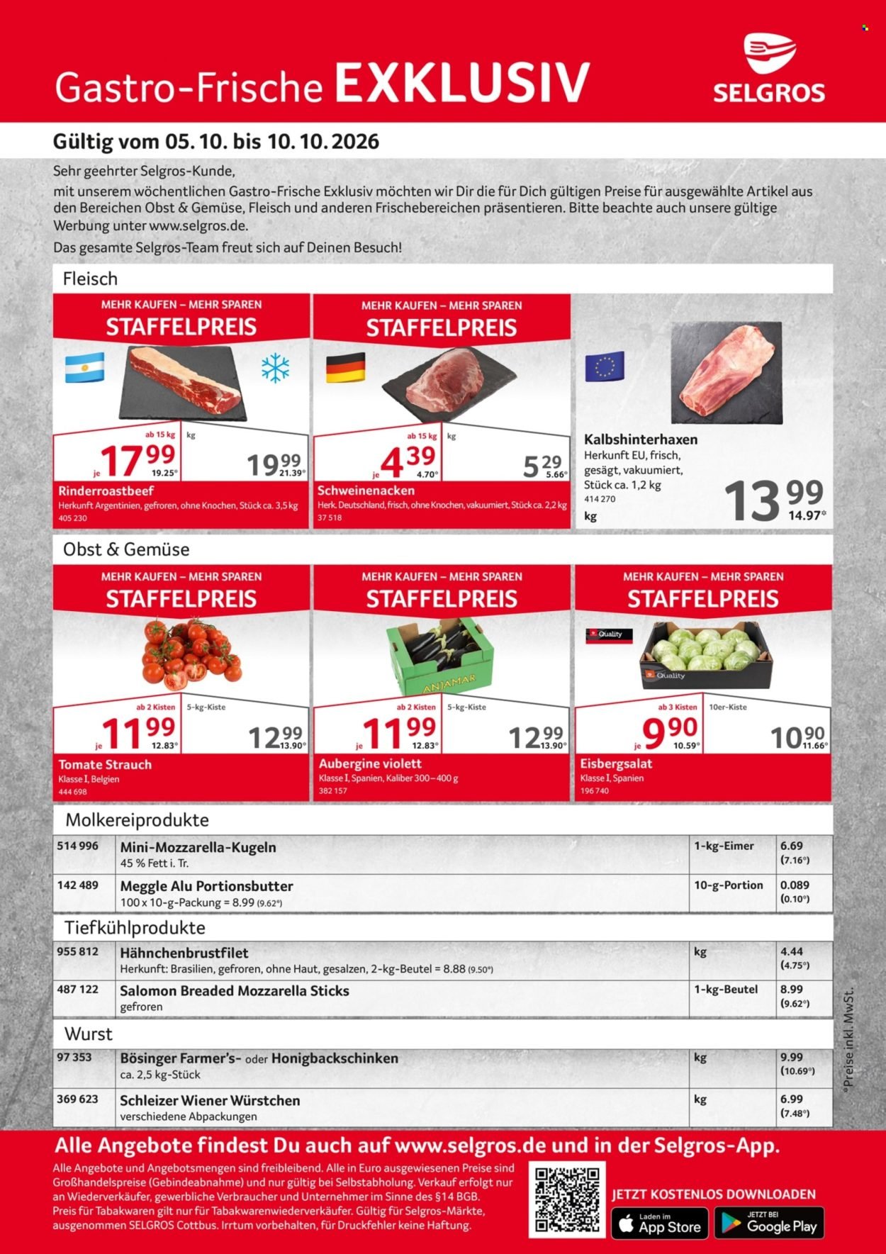 SELGROS Prospekt - Gastro Angebote