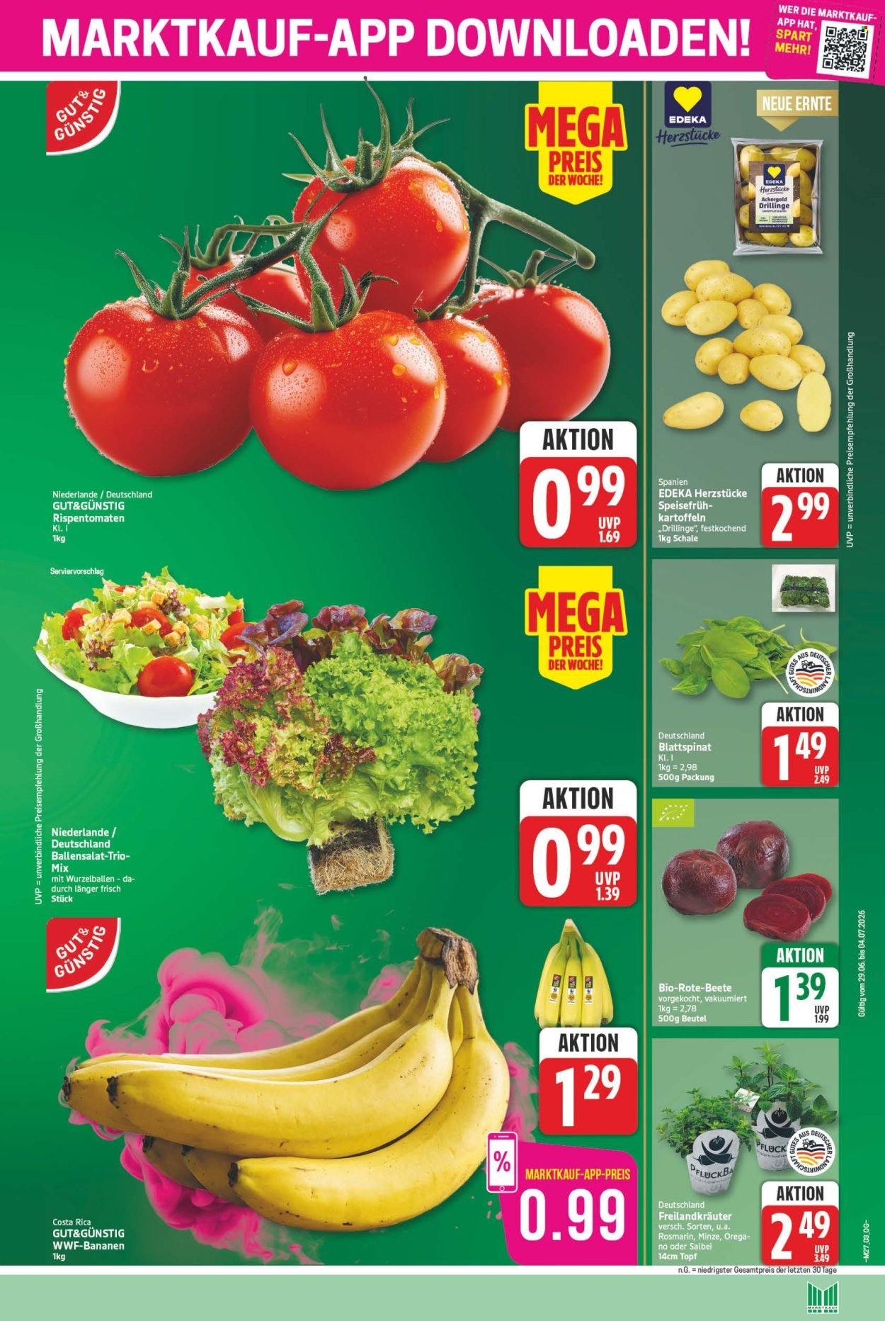 MARKTKAUF Prospekt - Ab Montag 29.06.2026