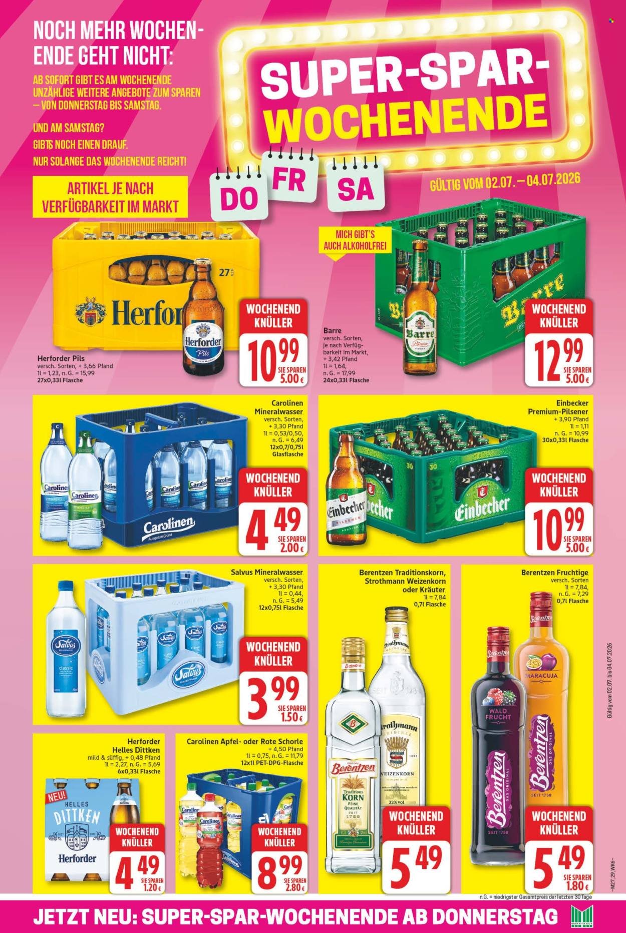 MARKTKAUF Prospekt - Ab Montag 29.06.2026