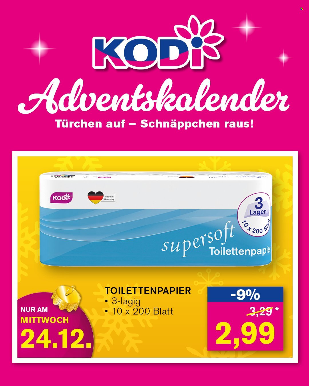 KODI Prospekt - Ab Montag 22.12.2025