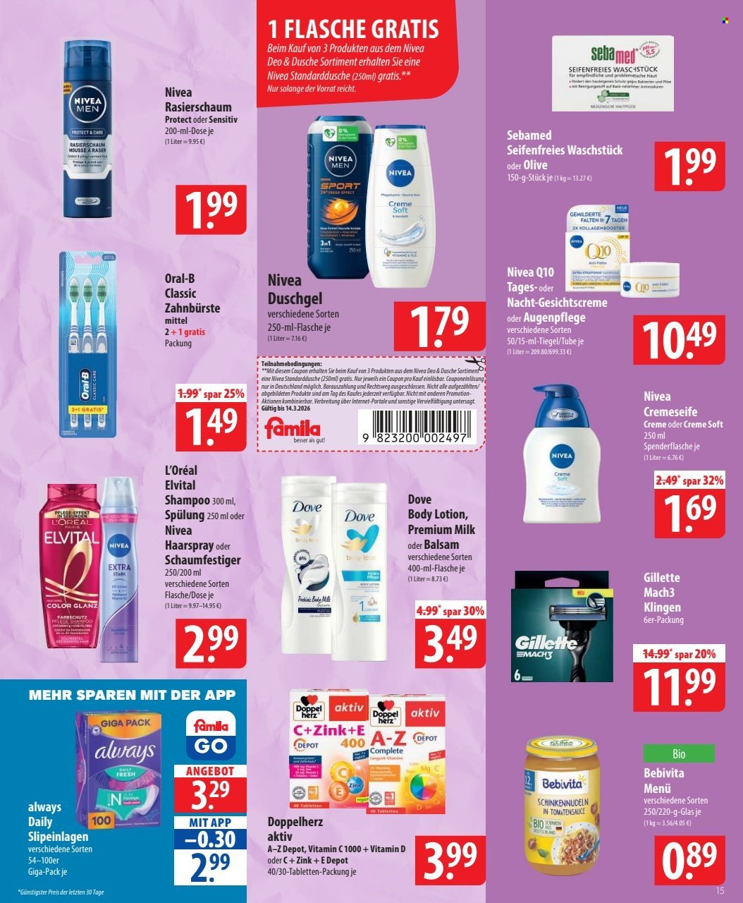 FAMILA Prospekt - Ab Montag 9.03.2026