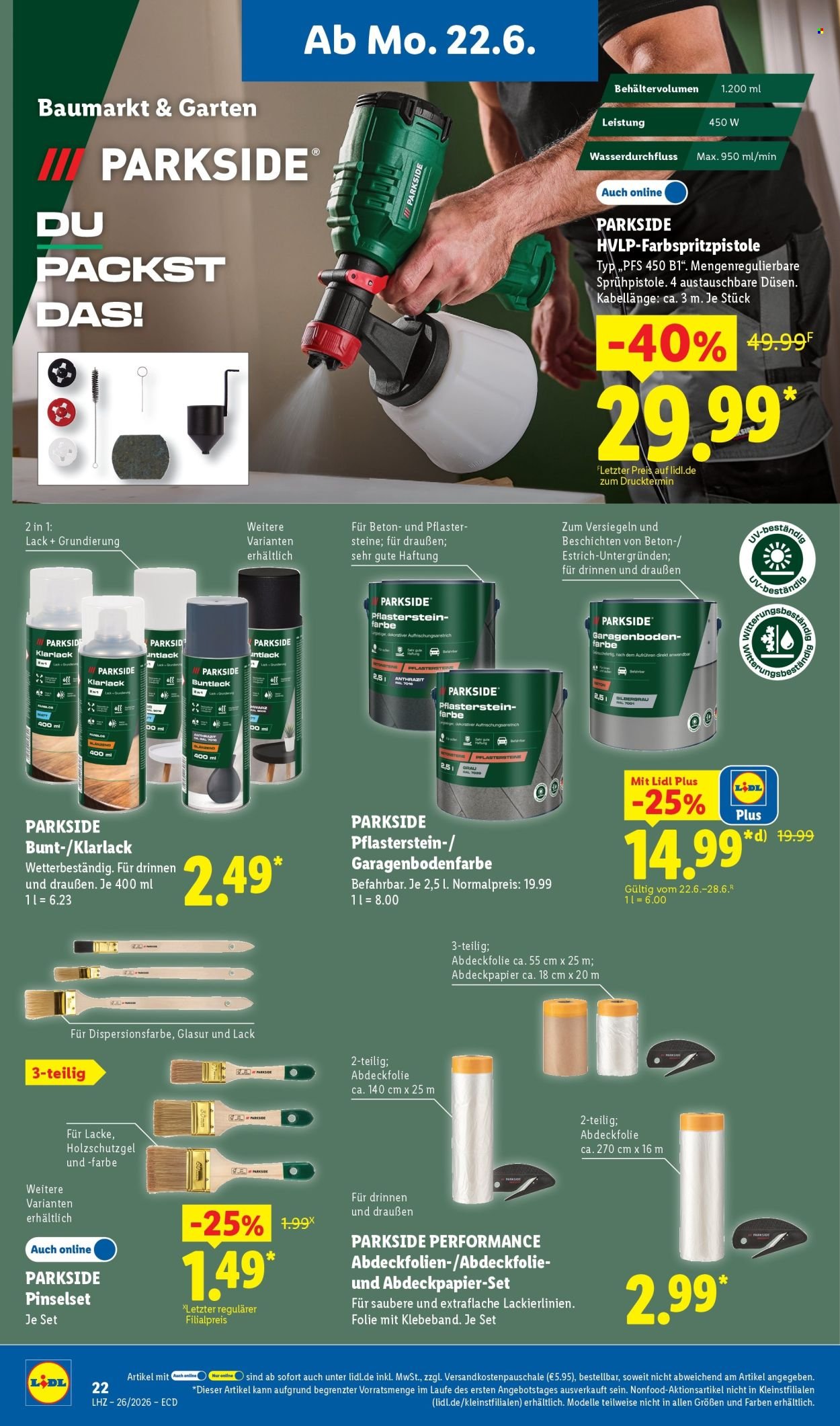 LIDL Prospekt - Ab Montag 22.06.2026