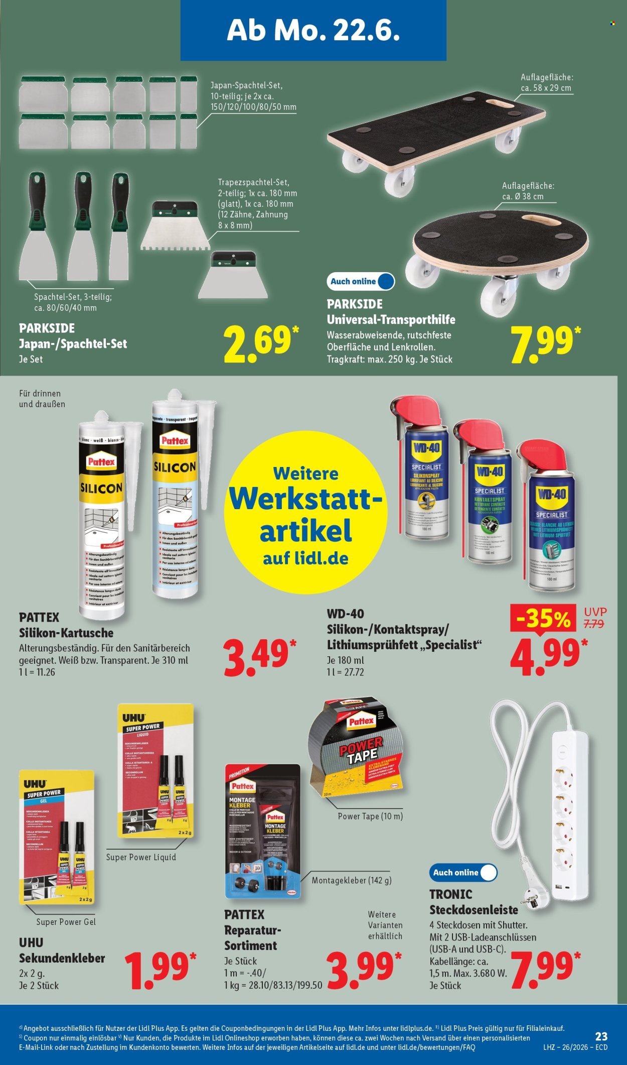 LIDL Prospekt - Ab Montag 22.06.2026