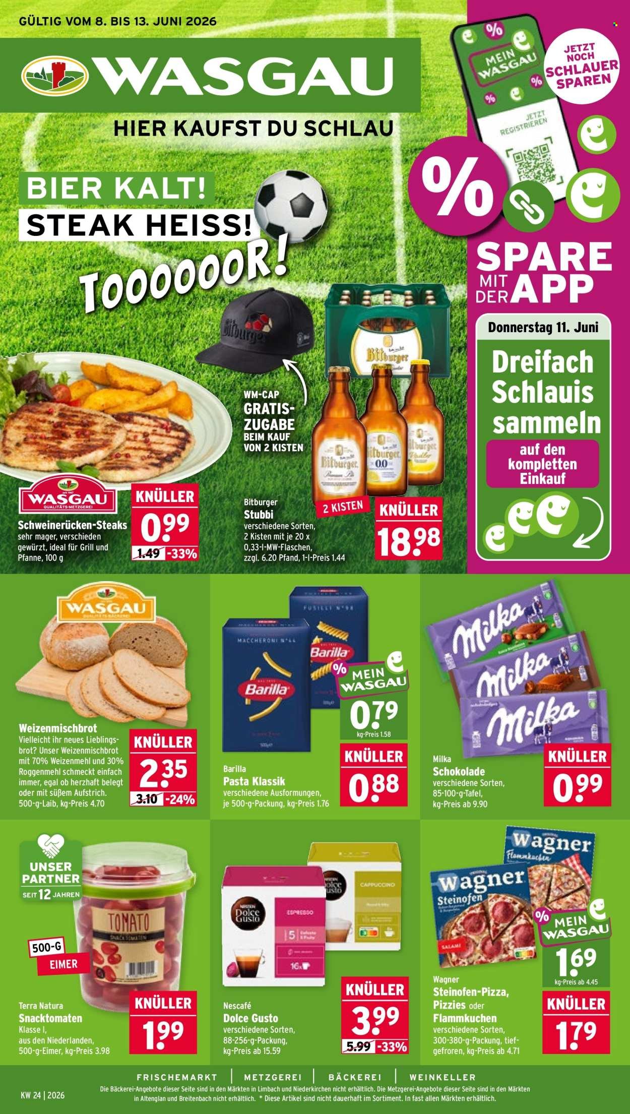 WASGAU Prospekt - Ab Montag 8.06.2026