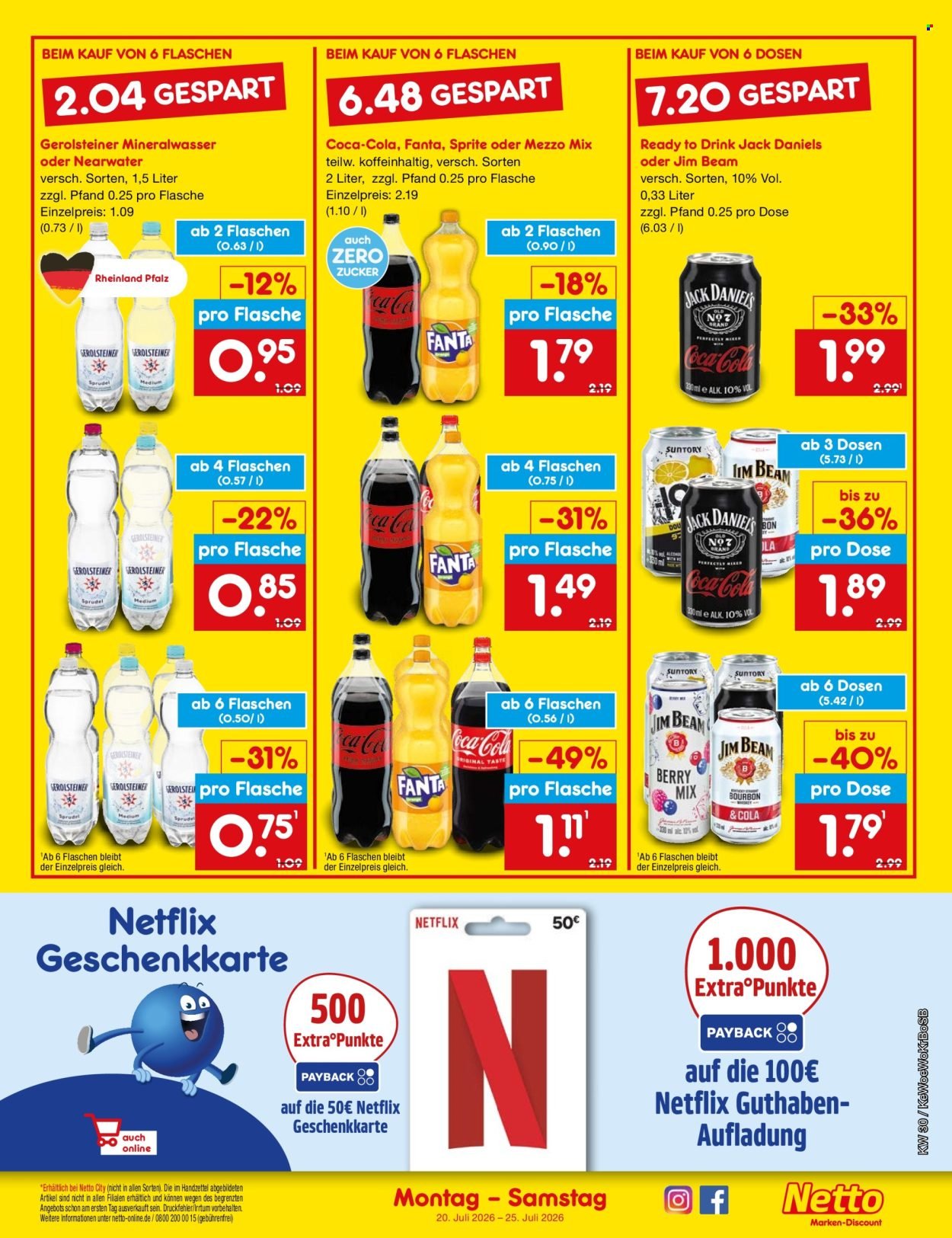 NETTO MARKEN-DISCOUNT Prospekt - Ab Montag 20.07.2026