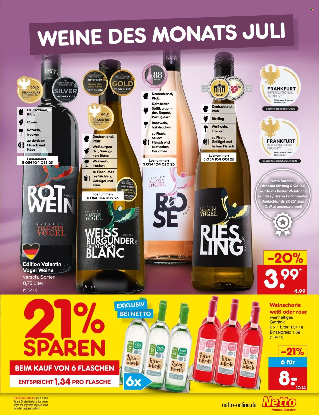 NETTO MARKEN-DISCOUNT Prospekt - Ab Montag 20.07.2026