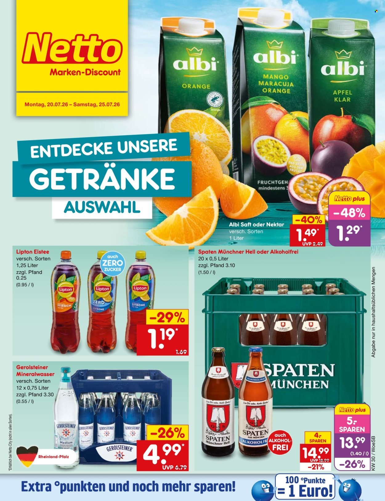 NETTO MARKEN-DISCOUNT Prospekt - Ab Montag 20.07.2026