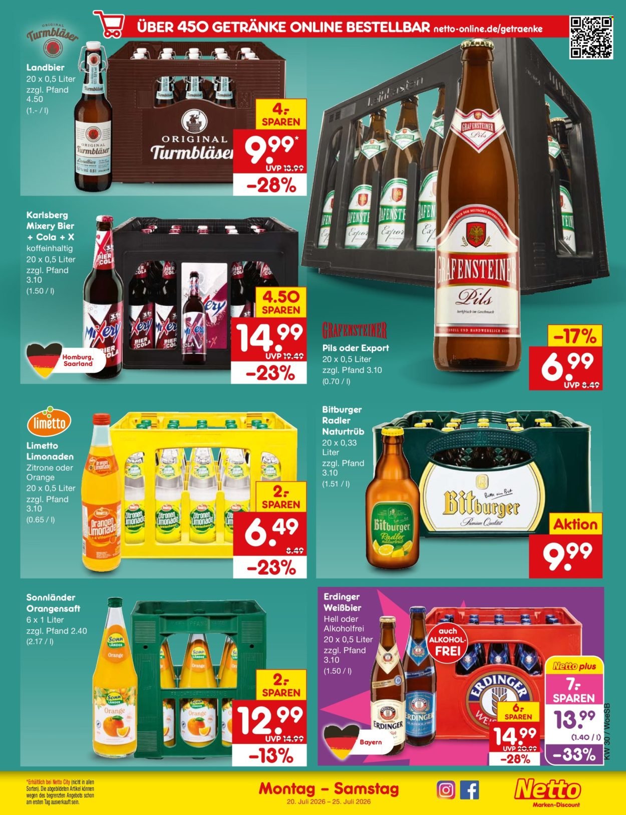 NETTO MARKEN-DISCOUNT Prospekt - Ab Montag 20.07.2026
