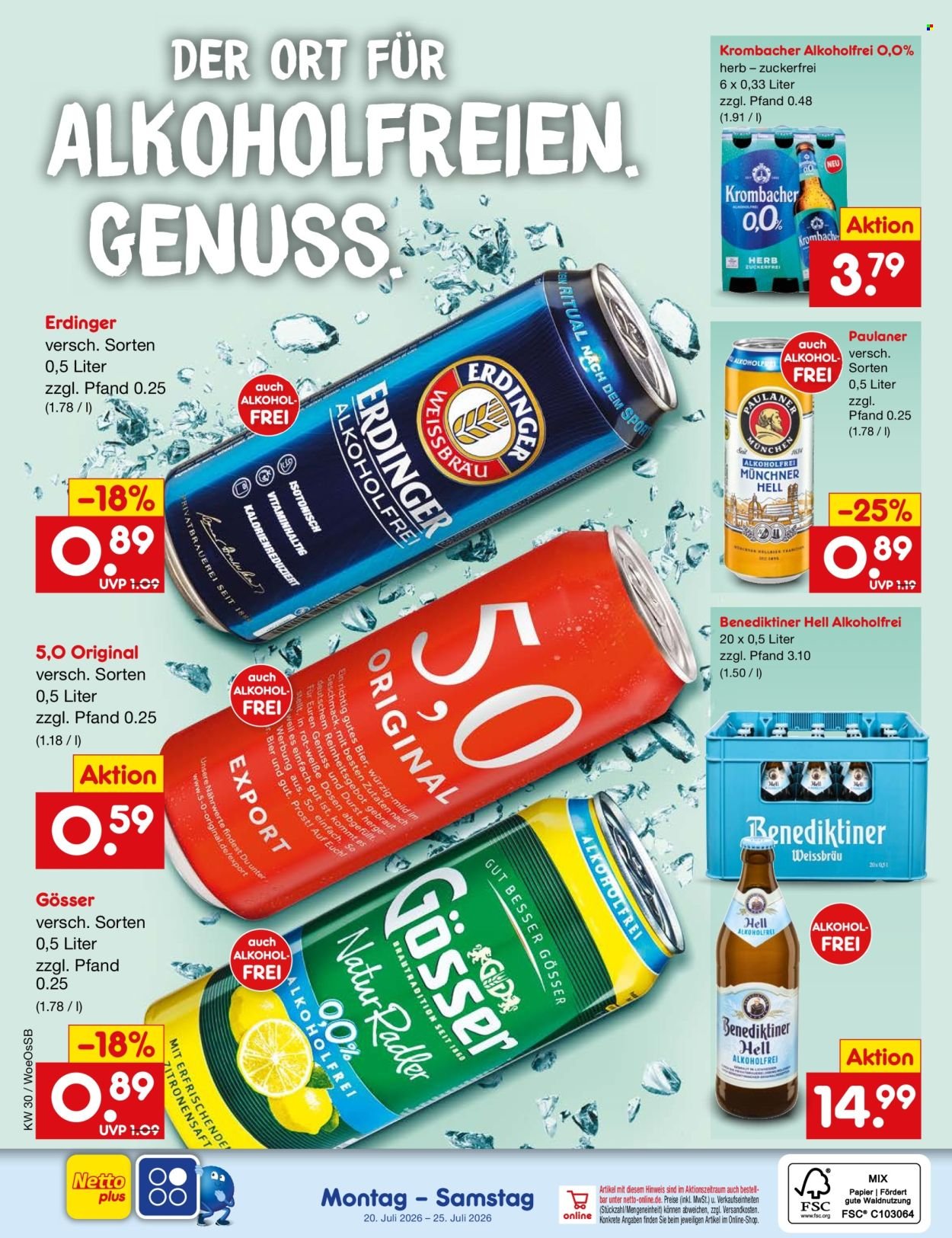NETTO MARKEN-DISCOUNT Prospekt - Ab Montag 20.07.2026