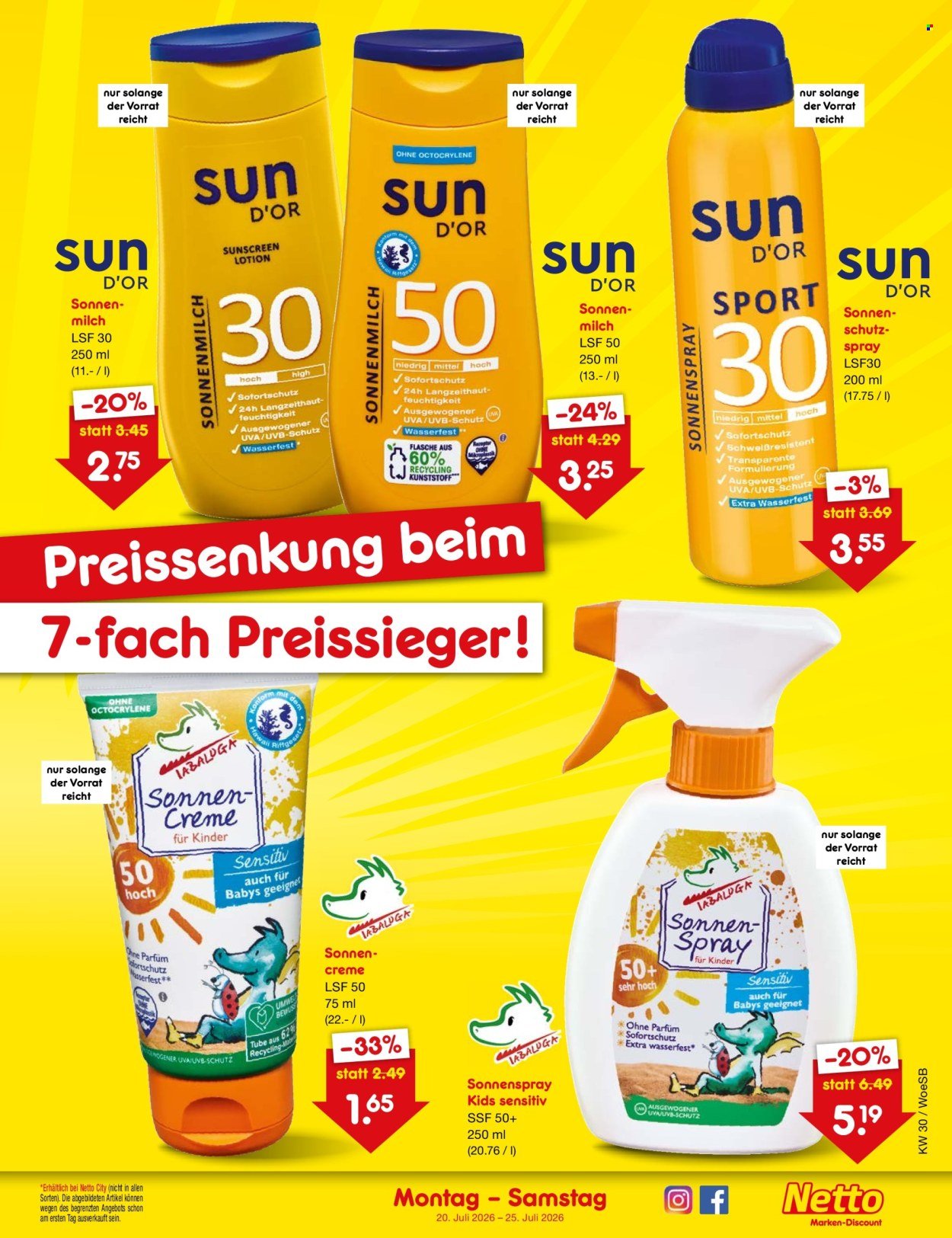 NETTO MARKEN-DISCOUNT Prospekt - Ab Montag 20.07.2026