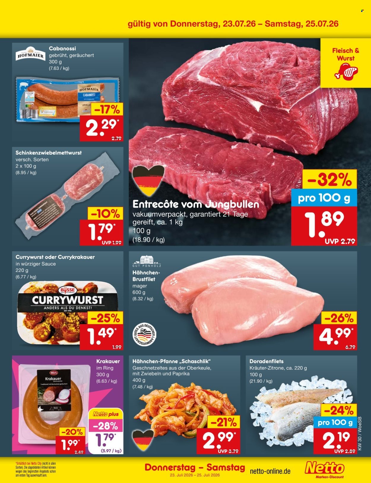 NETTO MARKEN-DISCOUNT Prospekt - Ab Montag 20.07.2026