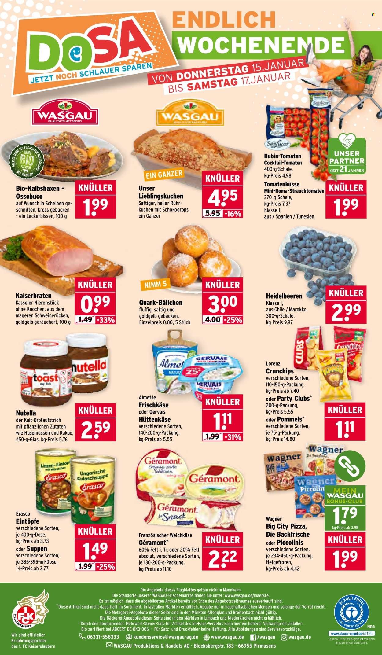 WASGAU Prospekt - Ab Montag 12.01.2026