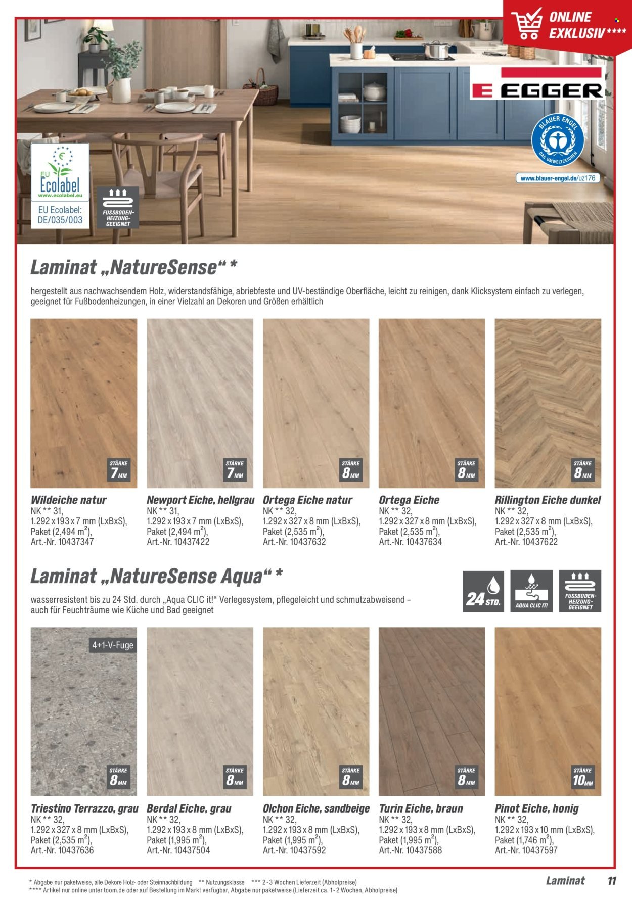 TOOM BAUMARKT Angebote - Bodenbeläge & Zubehör