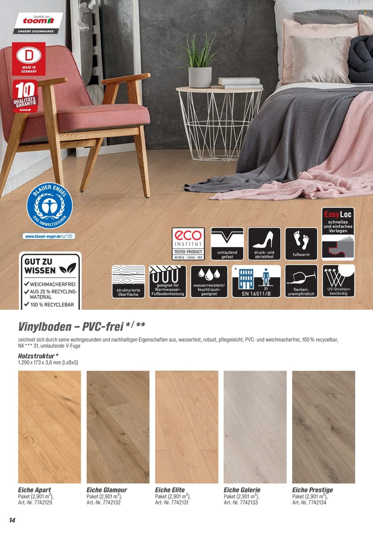 TOOM BAUMARKT Angebote - Bodenbeläge & Zubehör