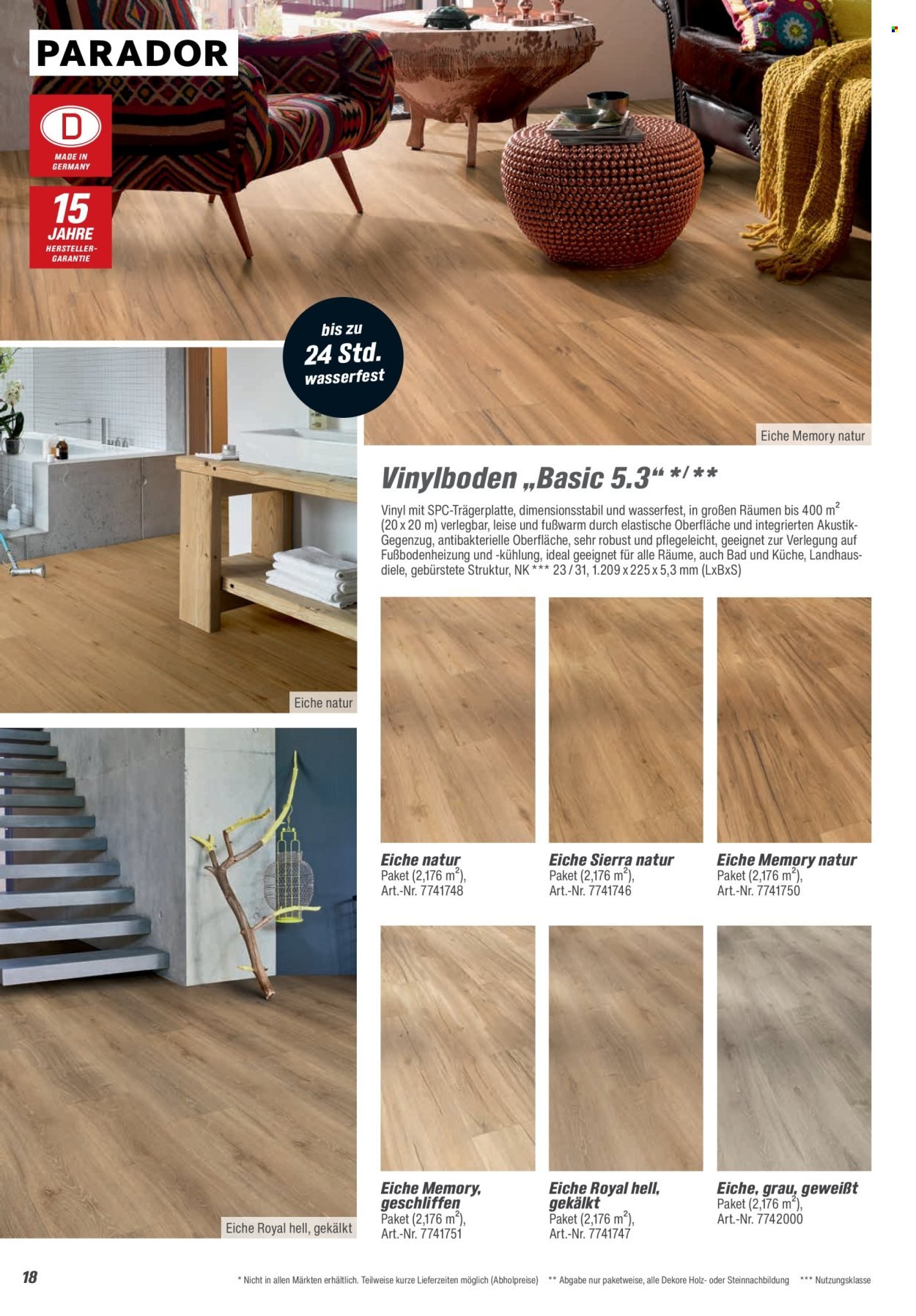 TOOM BAUMARKT Angebote - Bodenbeläge & Zubehör