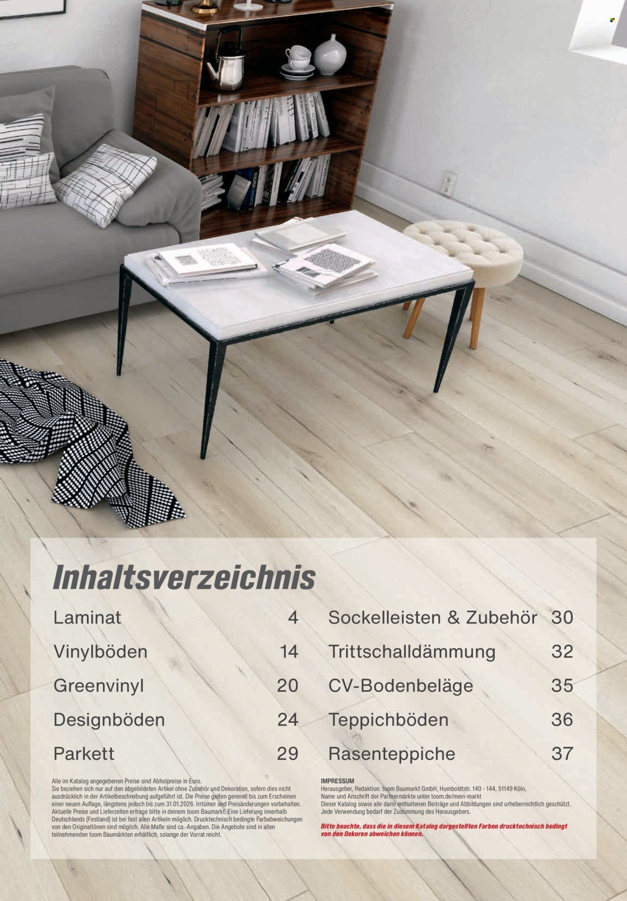 TOOM BAUMARKT Angebote - Bodenbeläge & Zubehör