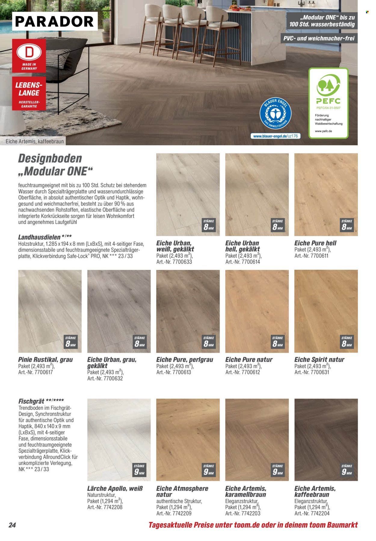 TOOM BAUMARKT Angebote - Bodenbeläge & Zubehör