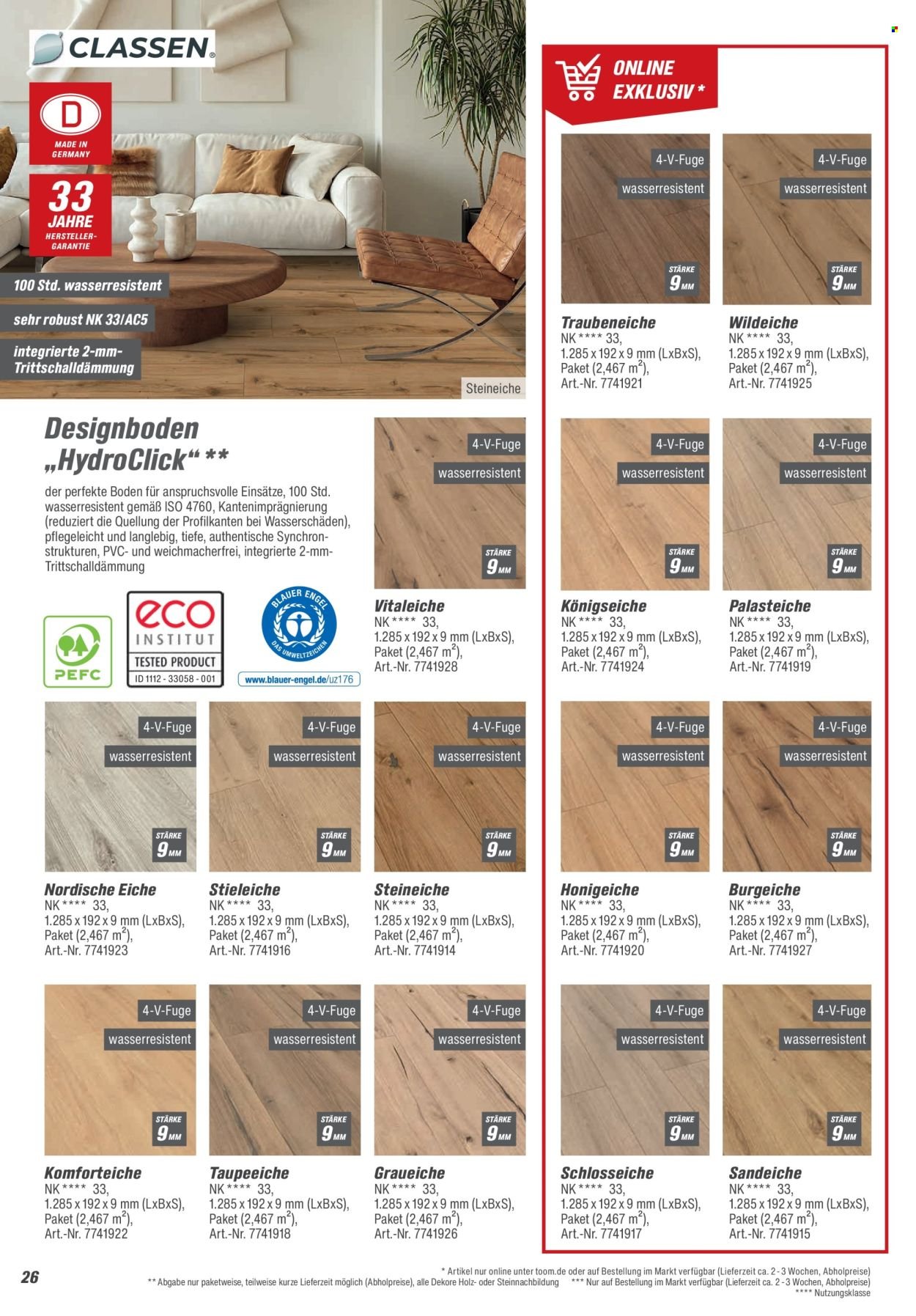 TOOM BAUMARKT Angebote - Bodenbeläge & Zubehör