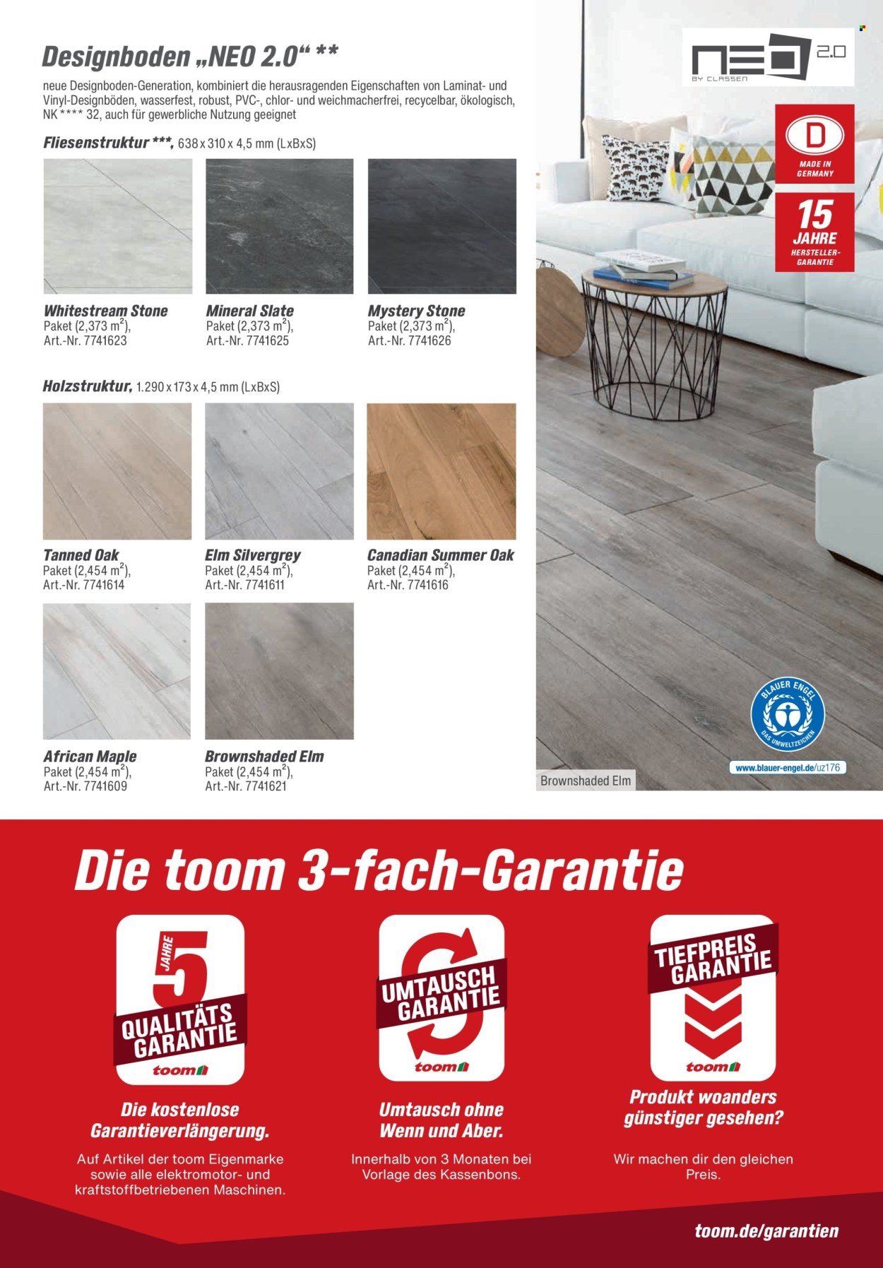 TOOM BAUMARKT Angebote - Bodenbeläge & Zubehör