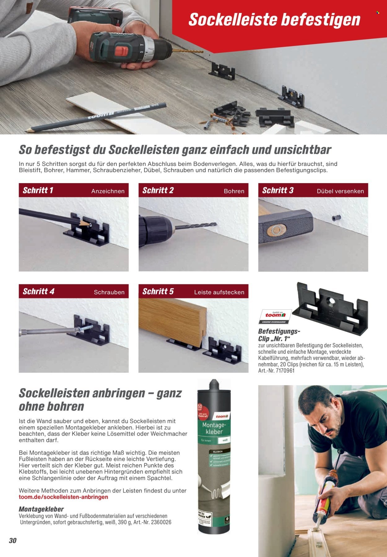 TOOM BAUMARKT Angebote - Bodenbeläge & Zubehör