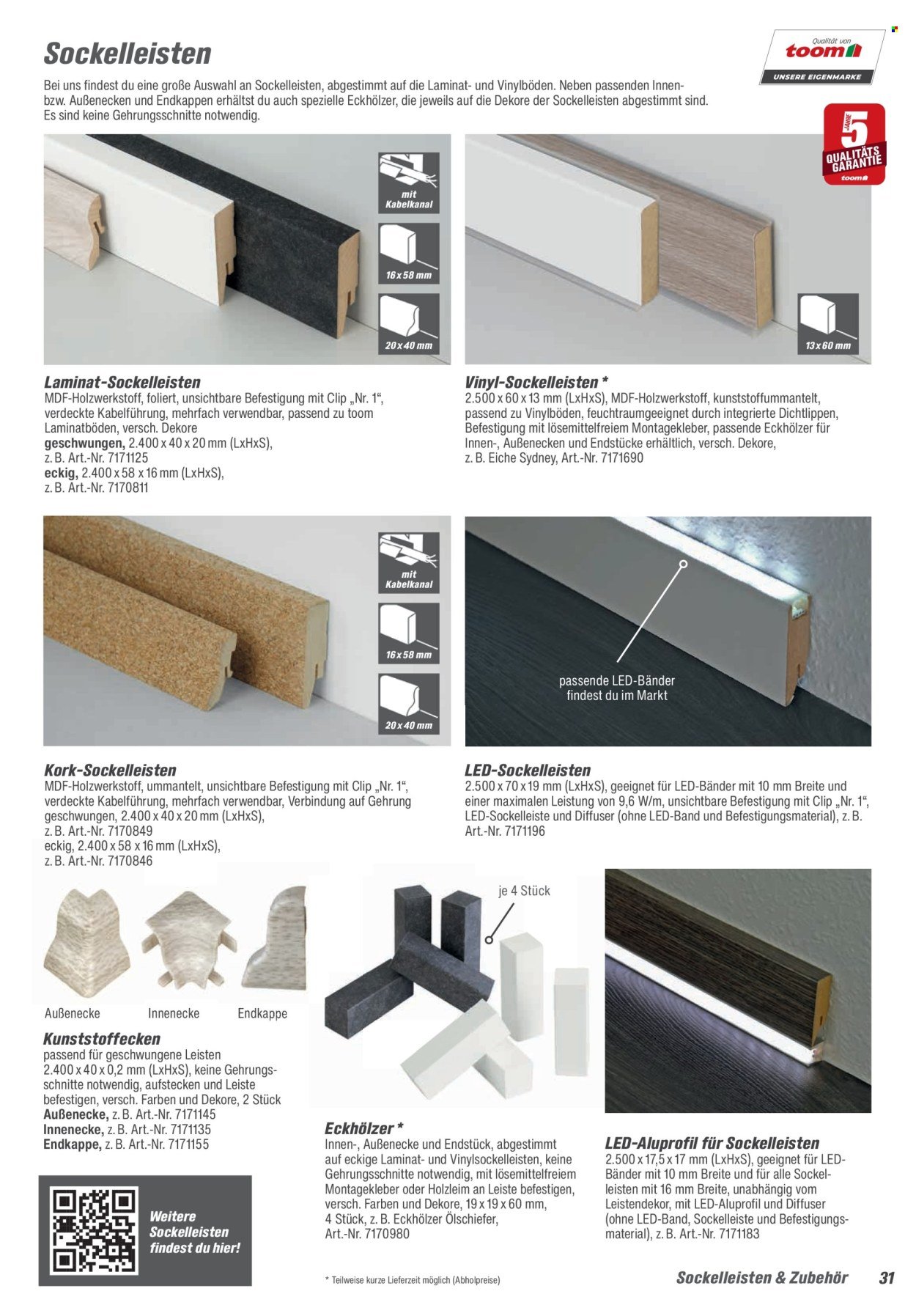 TOOM BAUMARKT Angebote - Bodenbeläge & Zubehör