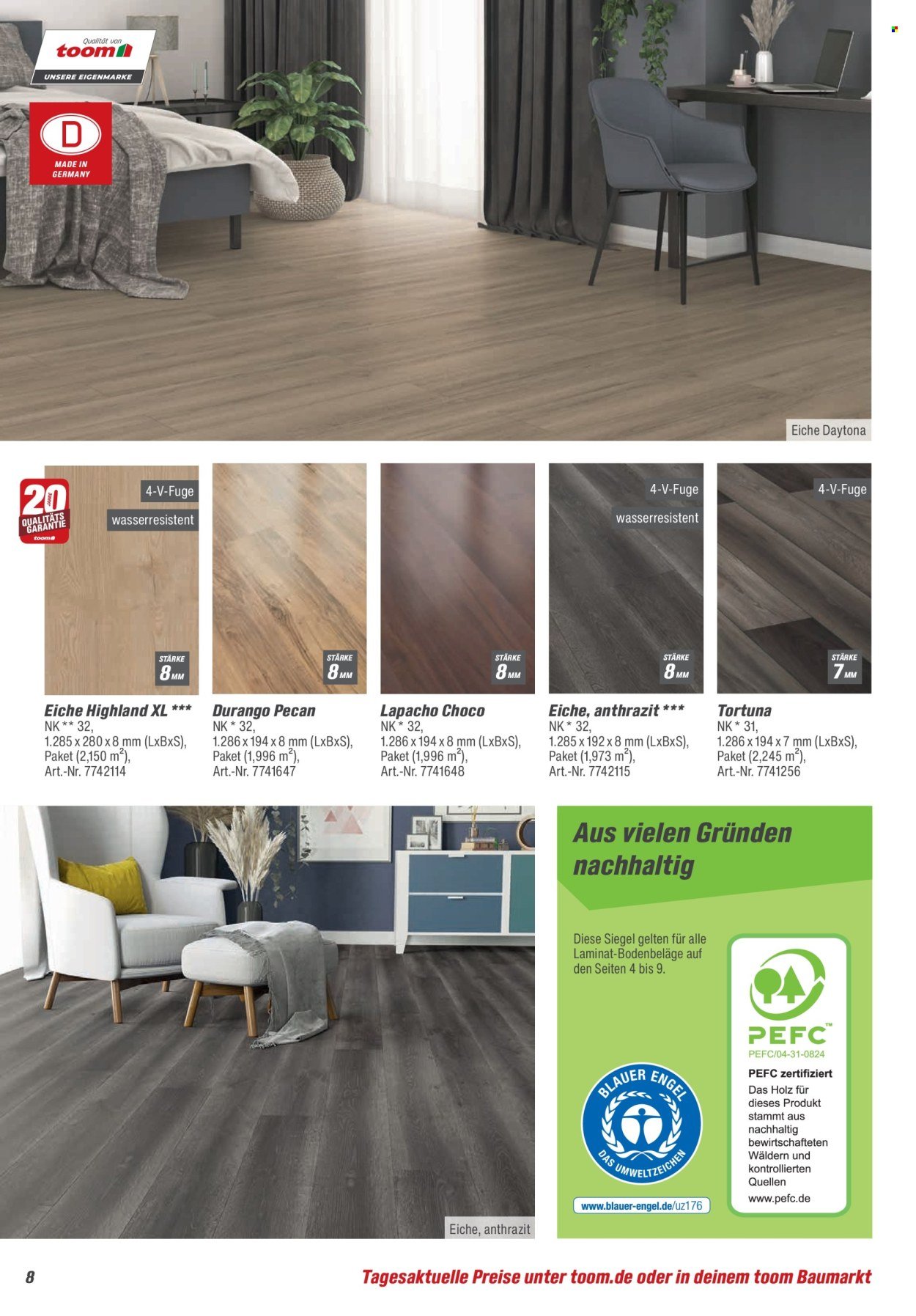 TOOM BAUMARKT Angebote - Bodenbeläge & Zubehör