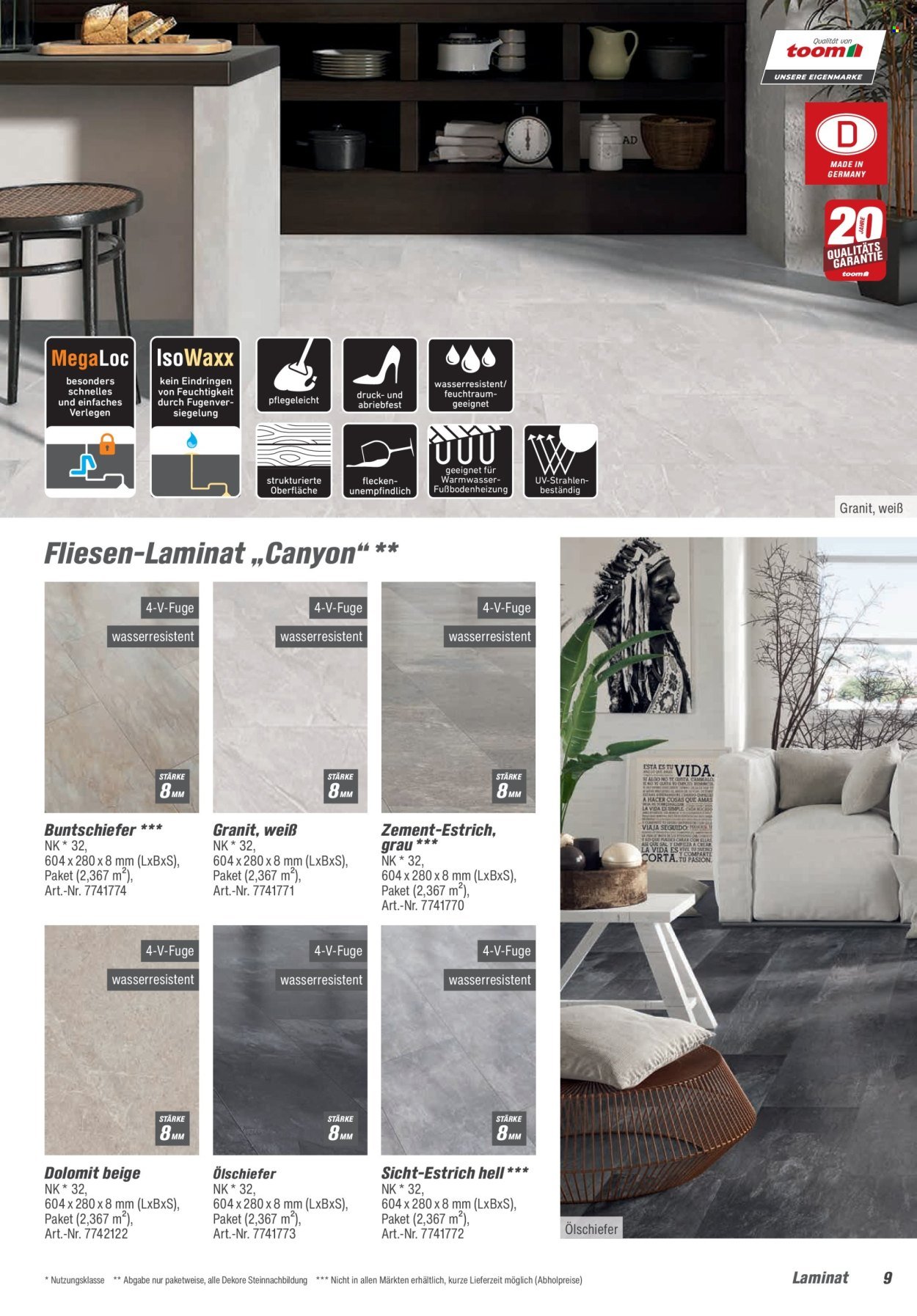 TOOM BAUMARKT Angebote - Bodenbeläge & Zubehör