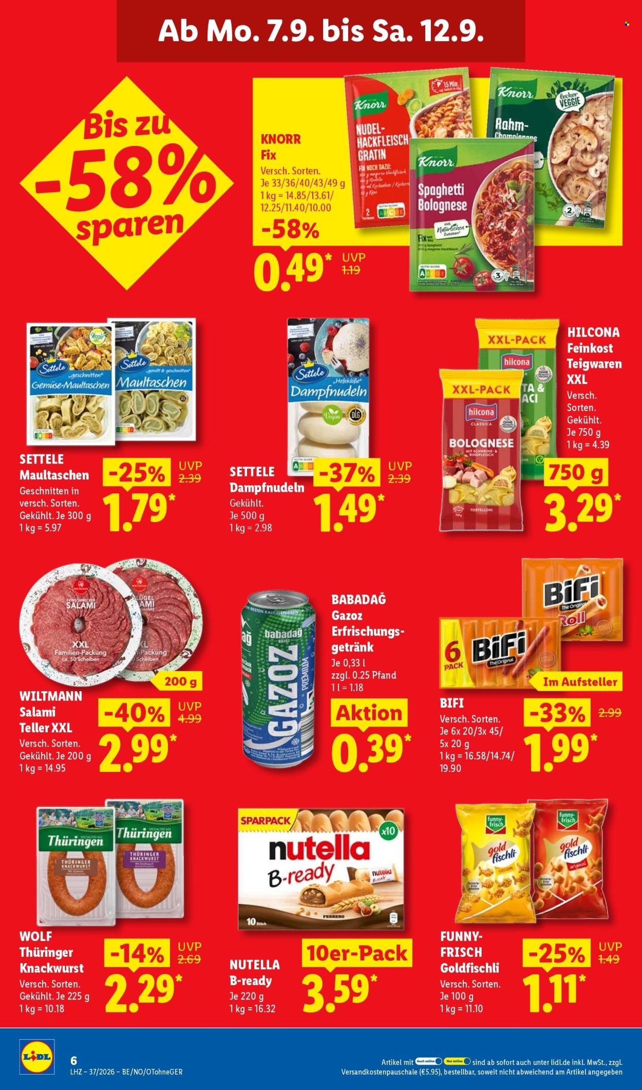 LIDL Prospekt - Ab Montag 7.09.2026