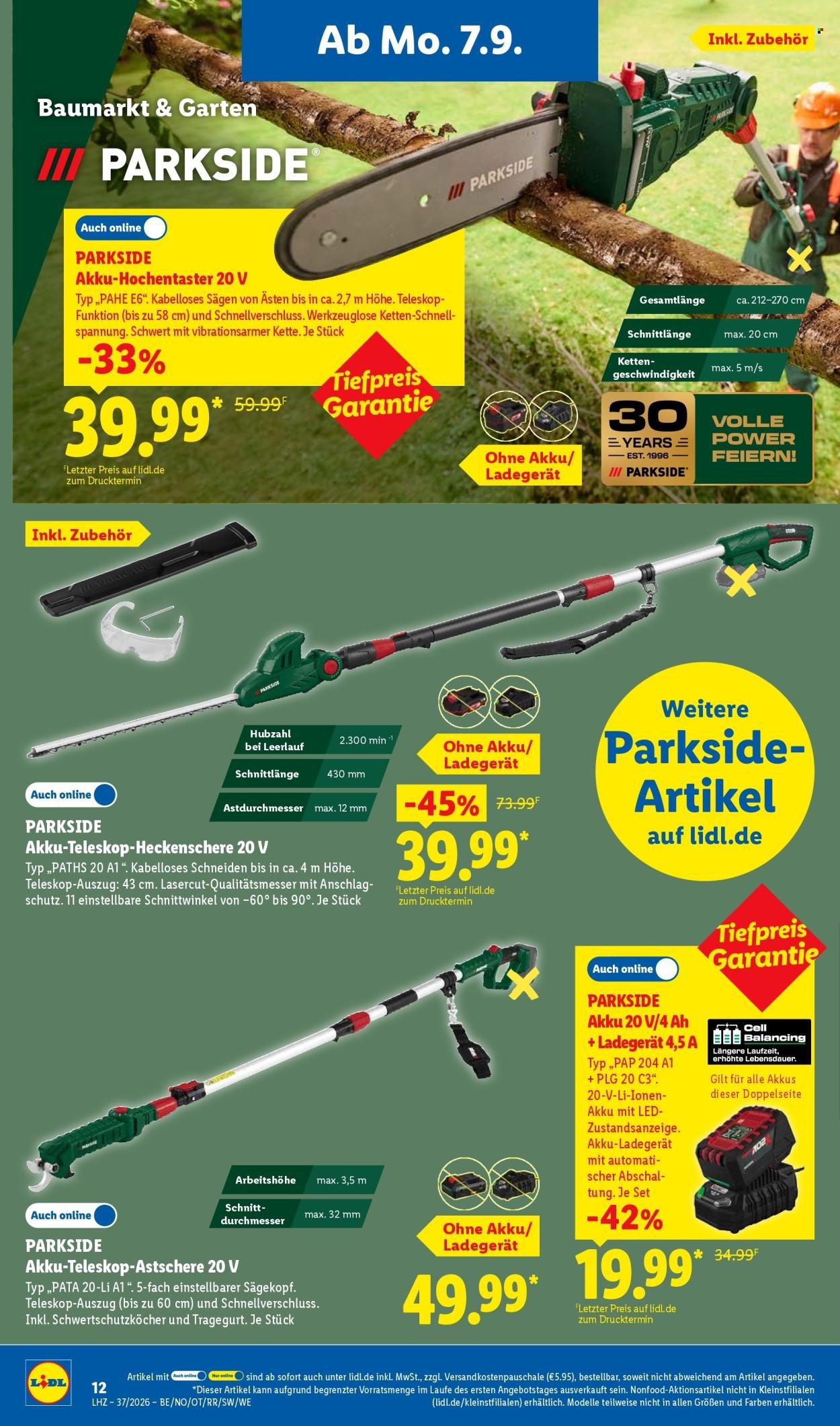 LIDL Prospekt - Ab Montag 7.09.2026