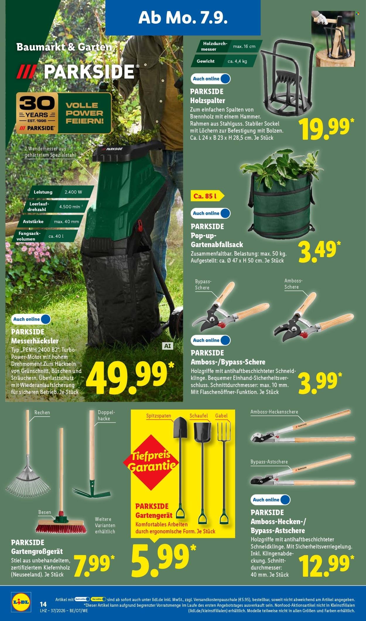 LIDL Prospekt - Ab Montag 7.09.2026