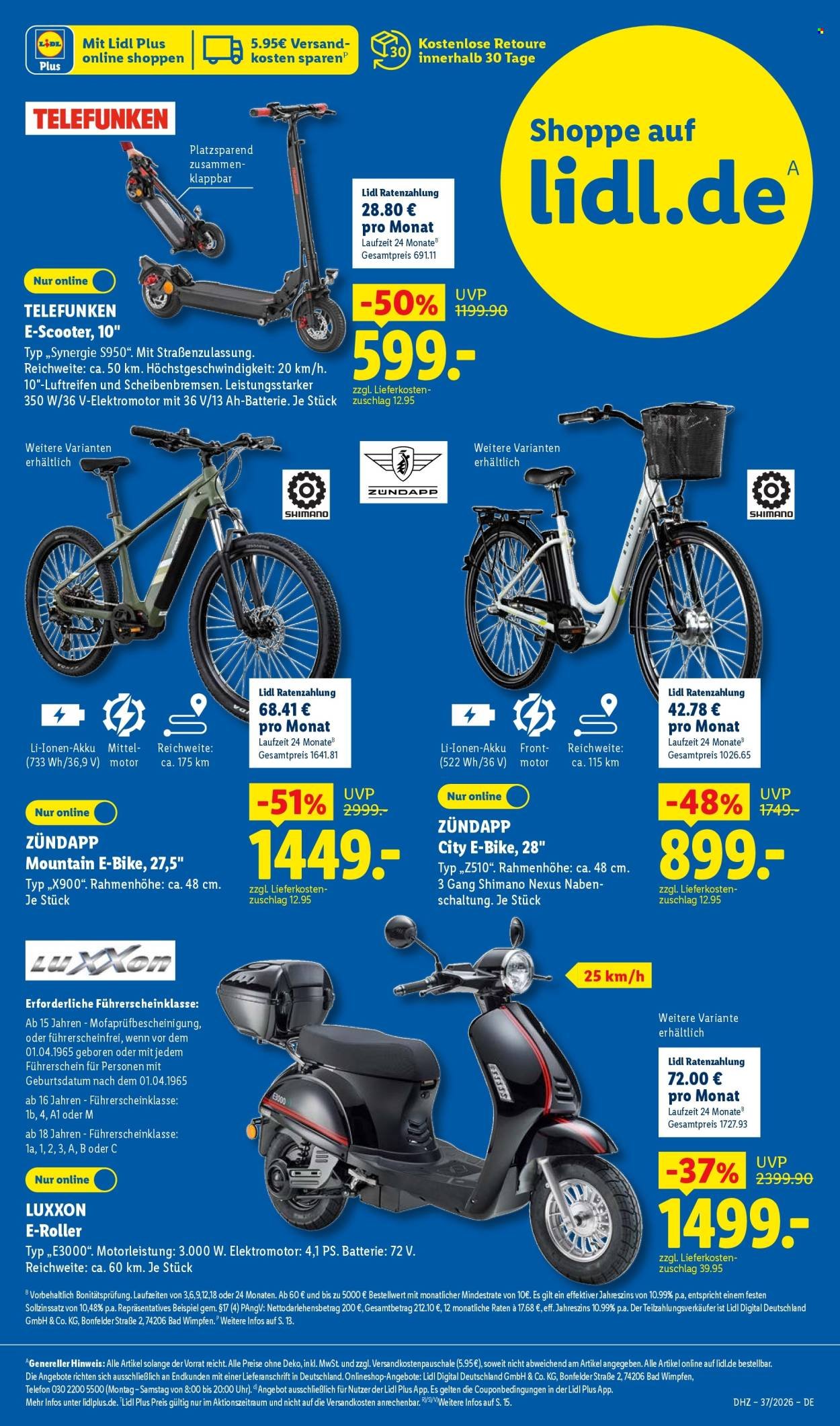 LIDL Prospekt - Ab Montag 7.09.2026