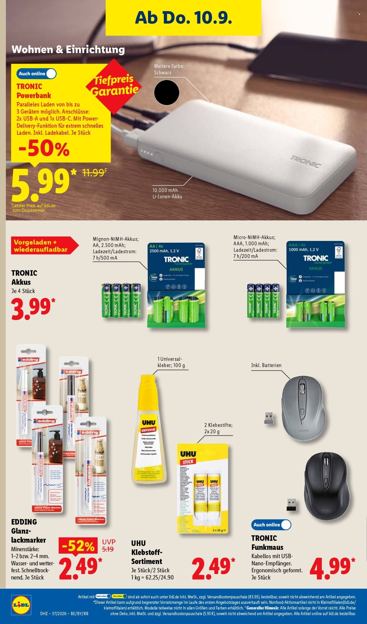 LIDL Prospekt - Ab Montag 7.09.2026