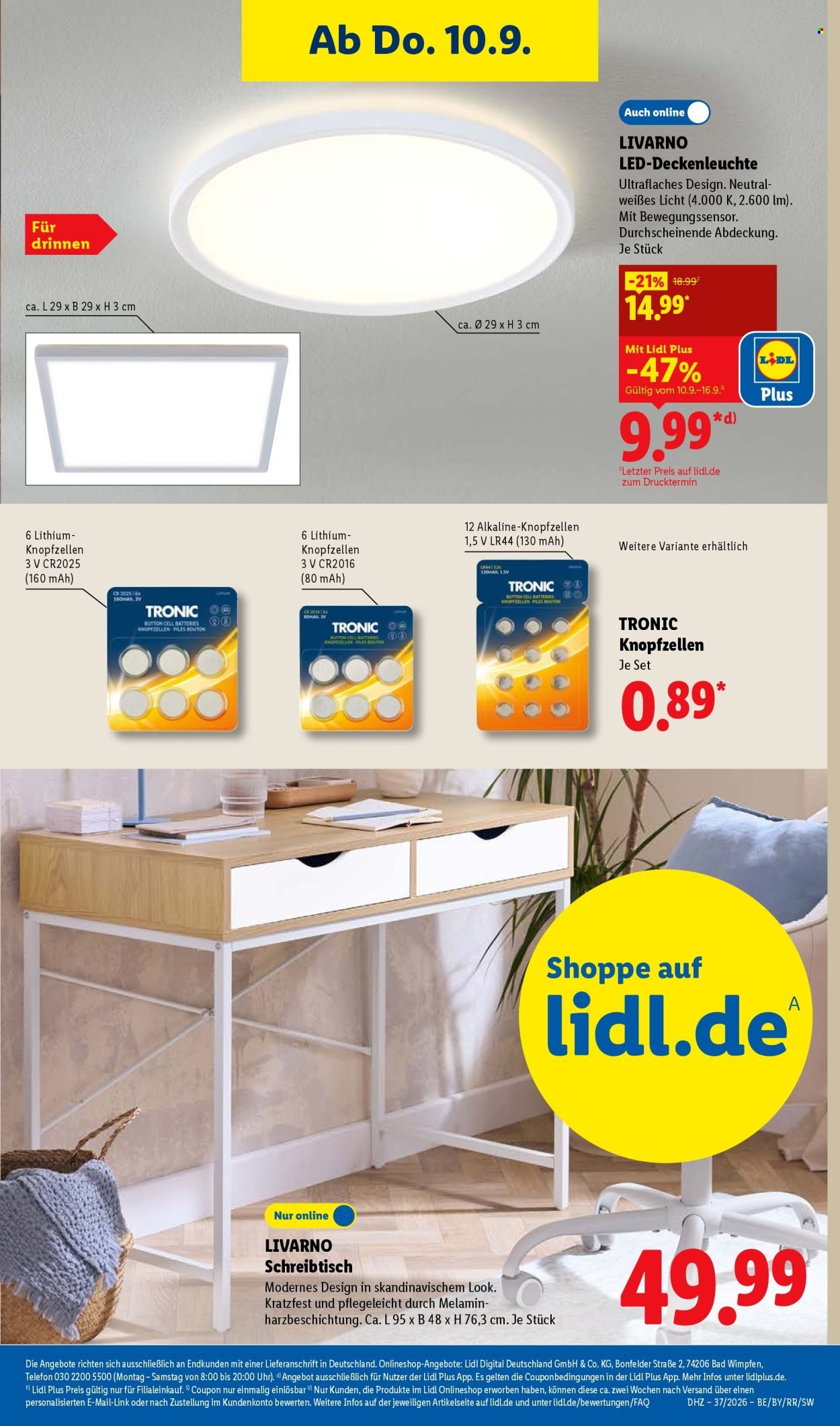 LIDL Prospekt - Ab Montag 7.09.2026