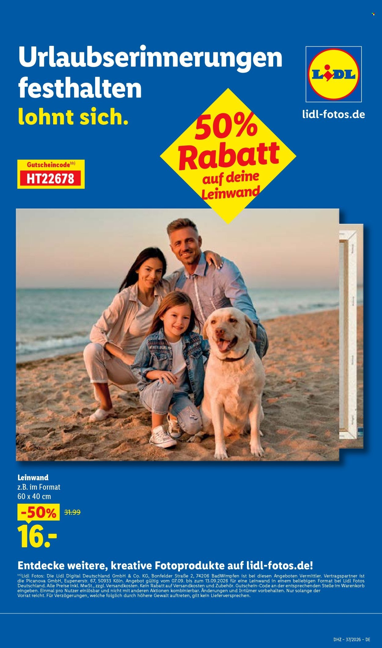 LIDL Prospekt - Ab Montag 7.09.2026