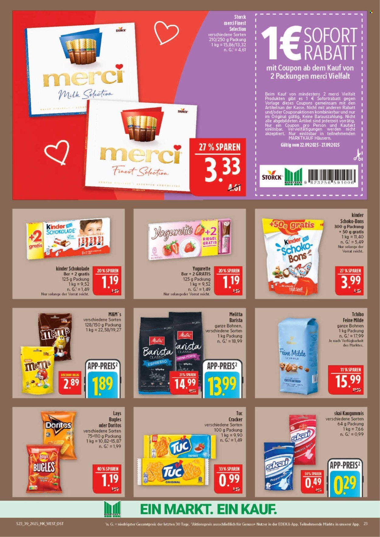 MARKTKAUF Prospekt - Ab Montag 22.09.2025 (2025-09-22 - 2025-09-27) | 23
