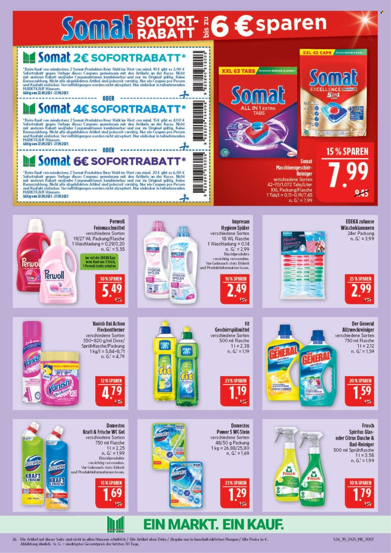 MARKTKAUF Prospekt - Ab Montag 22.09.2025 (2025-09-22 - 2025-09-27) | 26