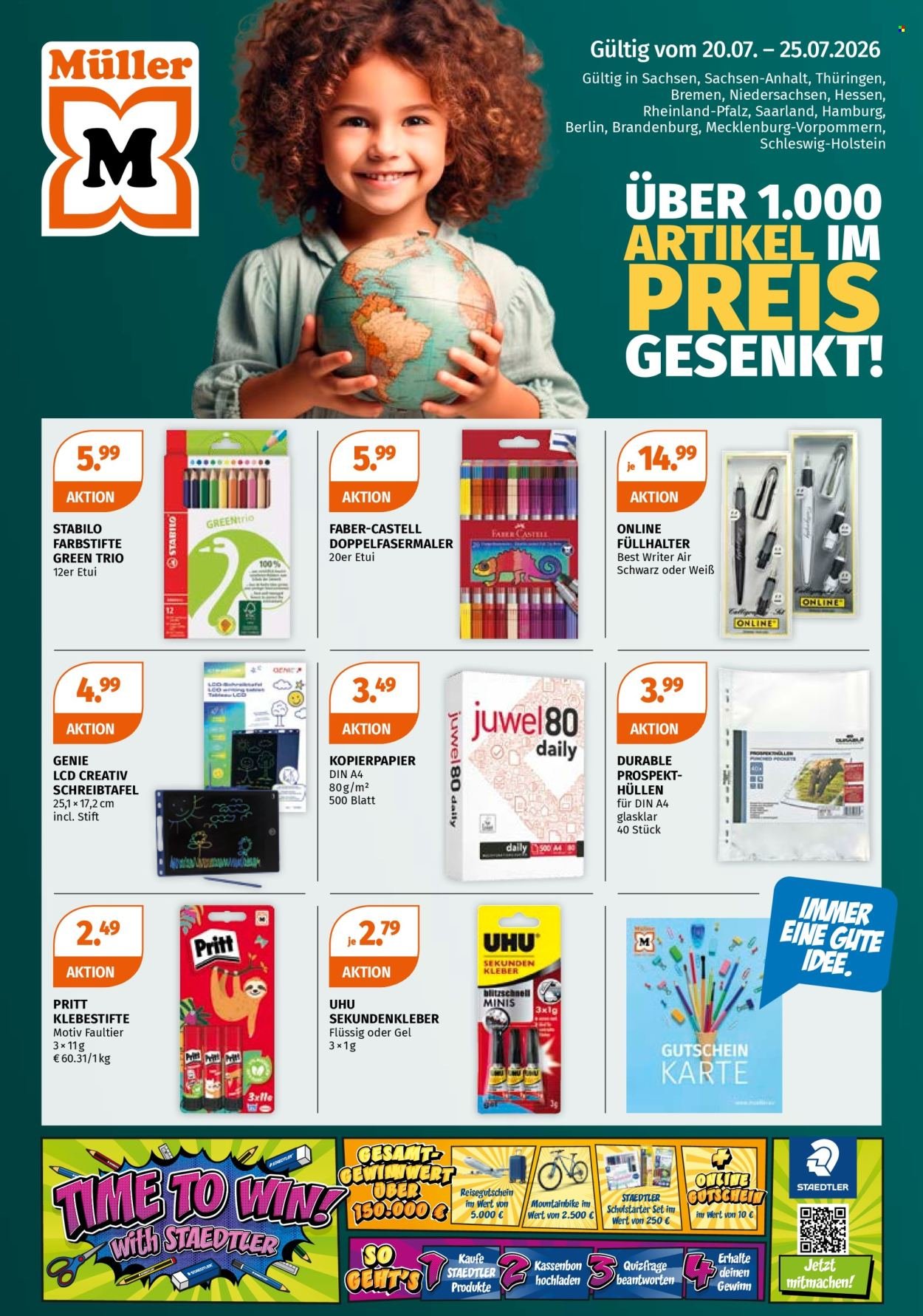 MÜLLER Prospekt - Die Schule ruft
