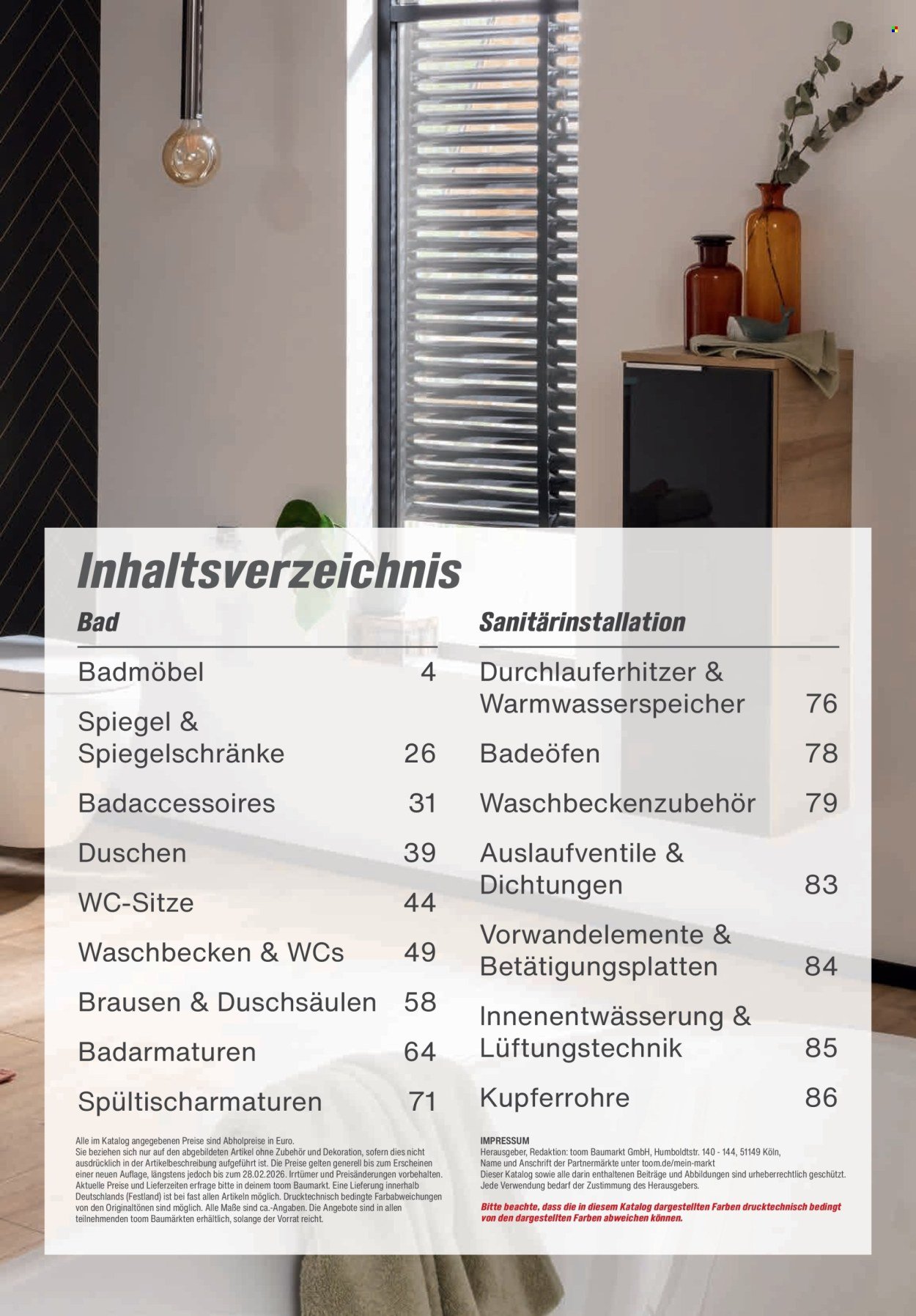 TOOM BAUMARKT Angebote - Bad & Sanitär