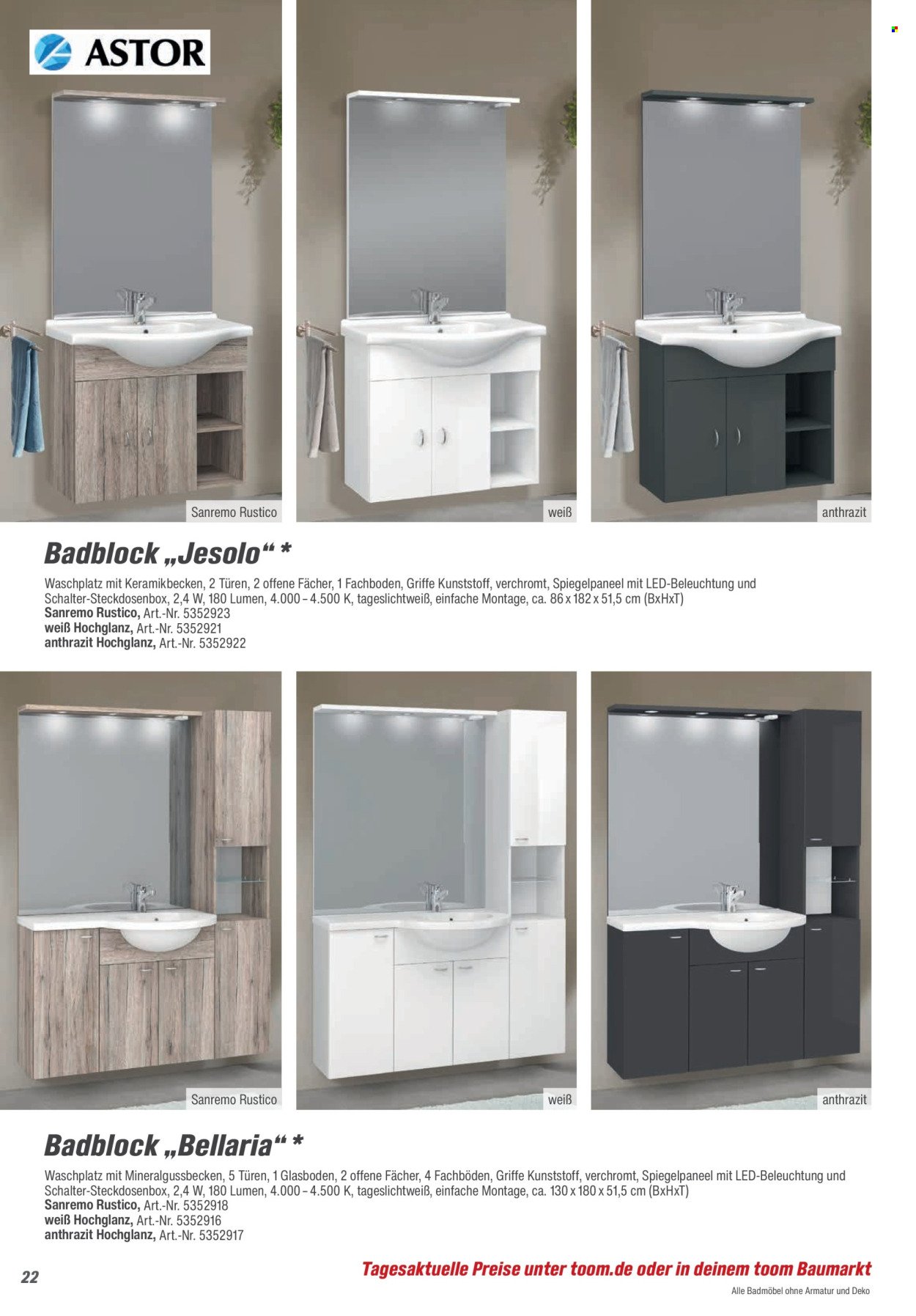 TOOM BAUMARKT Angebote - Bad & Sanitär