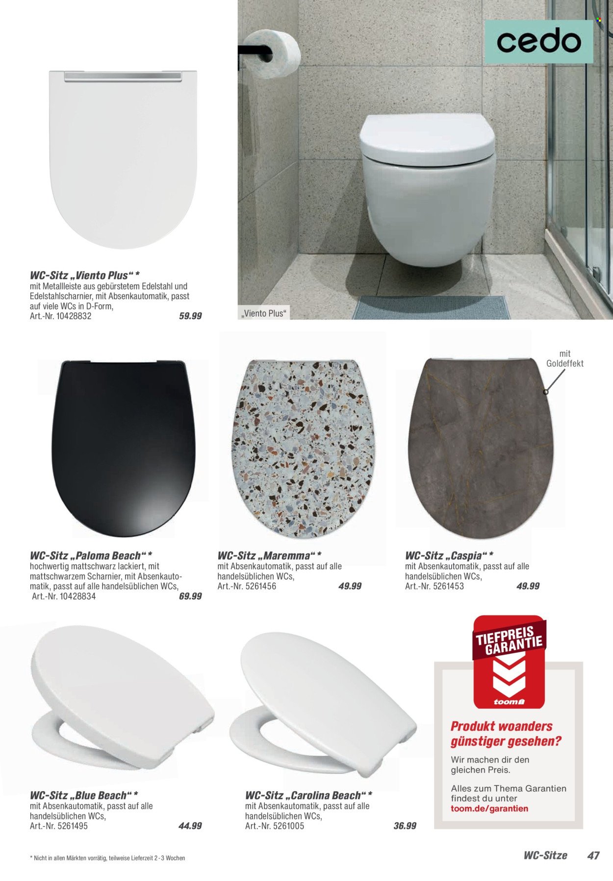 TOOM BAUMARKT Angebote - Bad & Sanitär