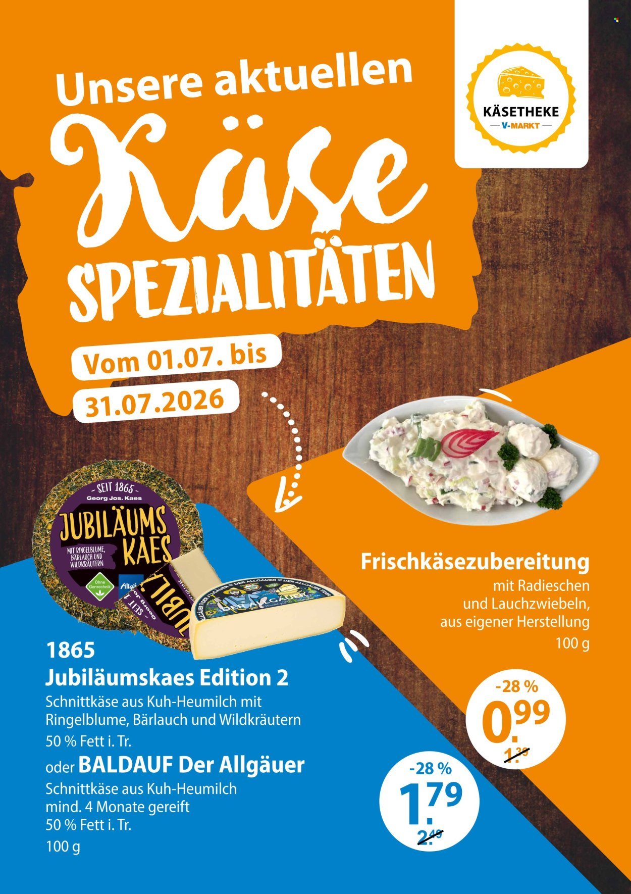V-MARKT Prospekt - Ab Donnerstag 16.07.2026