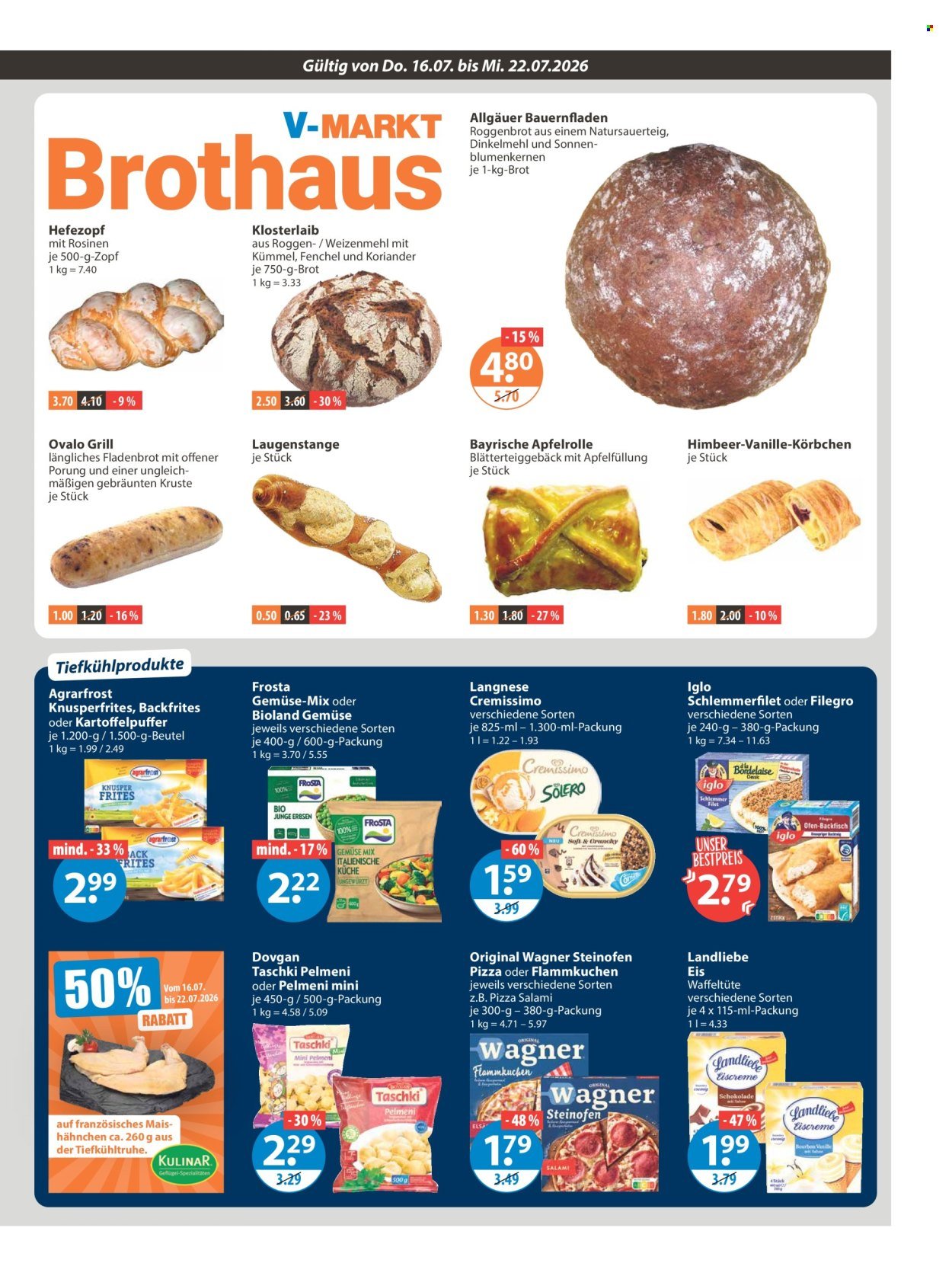 V-MARKT Prospekt - Ab Donnerstag 16.07.2026